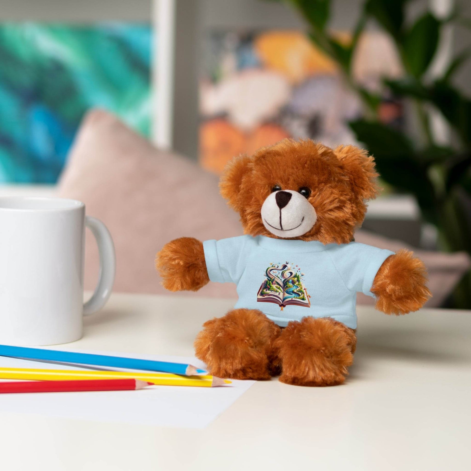 Personalized Stuffed Animal with Tee - Perfect Gift for Kids and Baby Showers - The Dreamer's Bookshop.