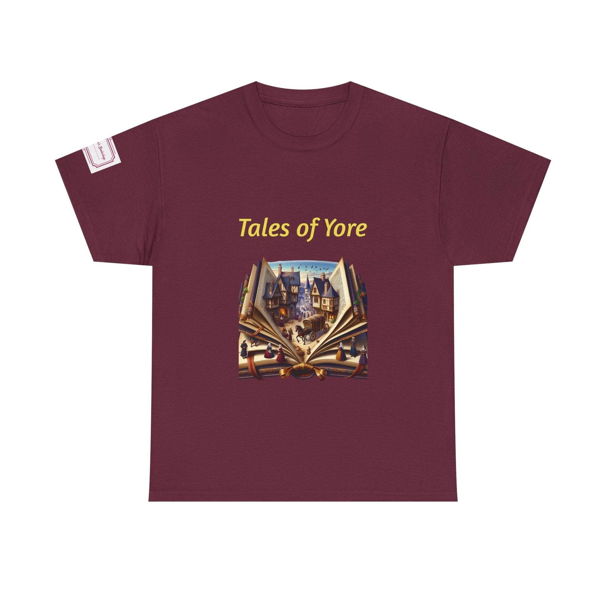 Tales of Yore - Graphic Unisex Heavy Cotton Tee - Historical Books - The Dreamer's Bookshop.