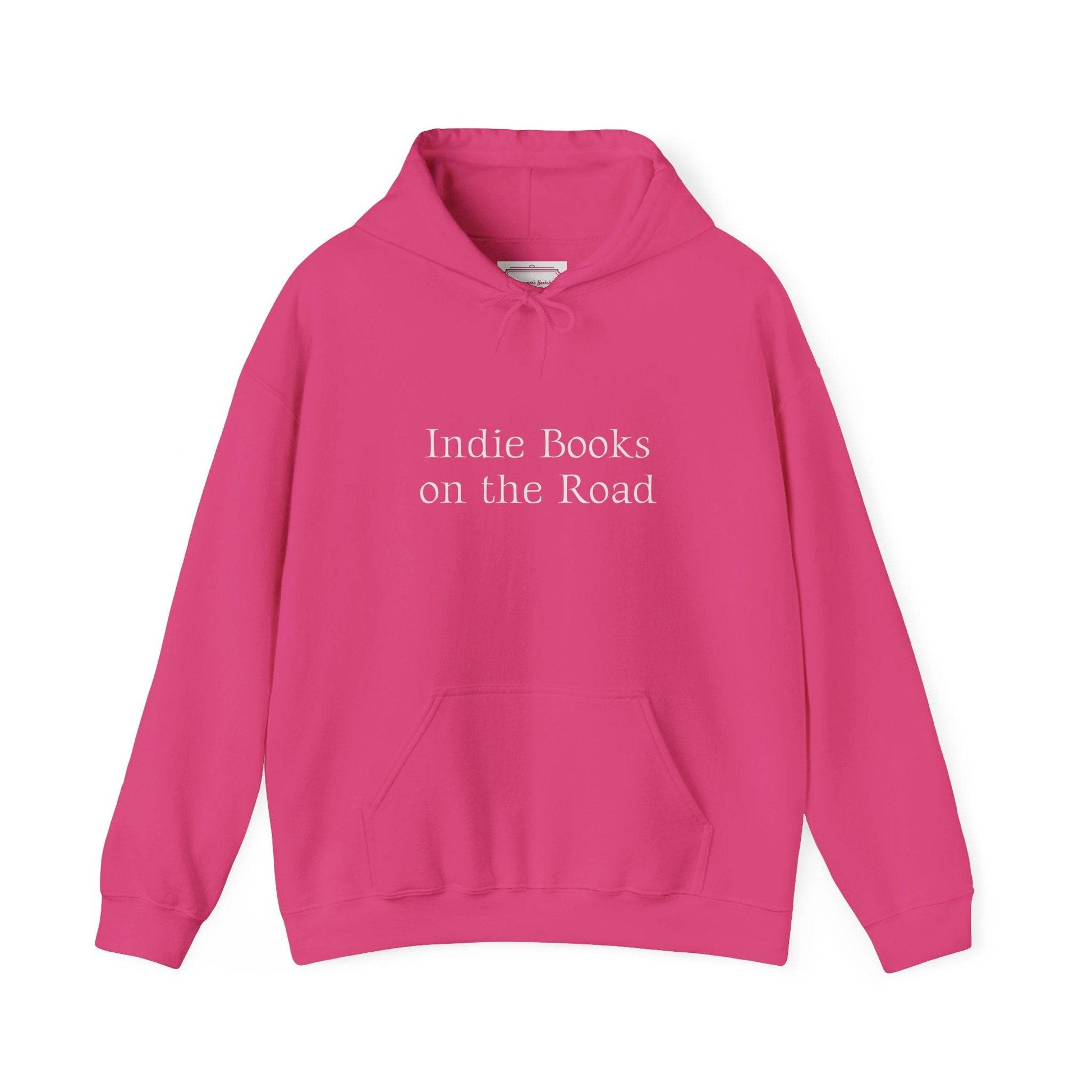 Indie Books on the Road Hooded Sweatshirt - Perfect for Book Lovers - The Dreamer's Bookshop.