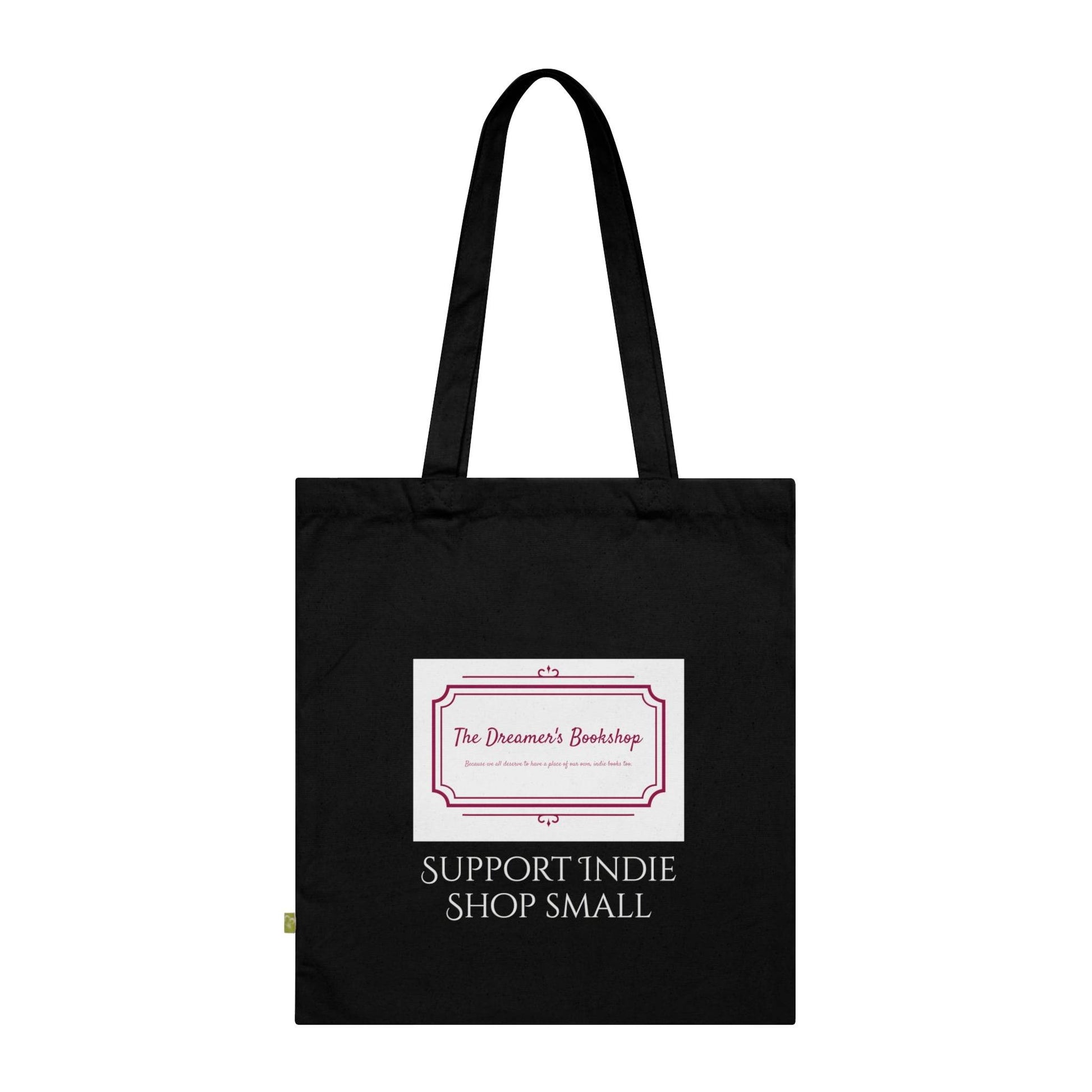 Support Indie Shop Small Organic Cotton Tote Bag - The Dreamer's Bookshop.