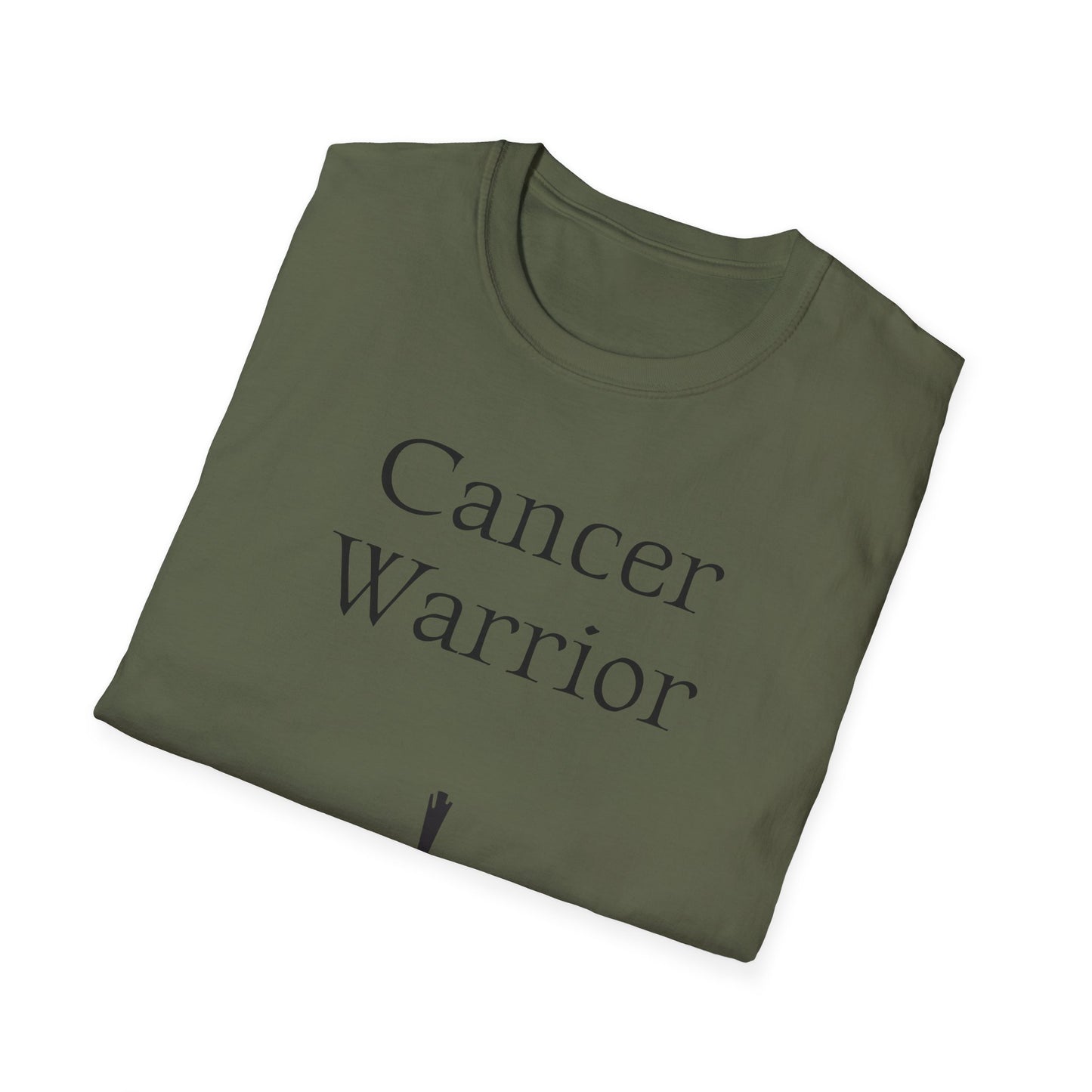 Cancer Warrior Unisex Softstyle T-Shirt - Empowering Graphic Tee for Women's Health Awarenes