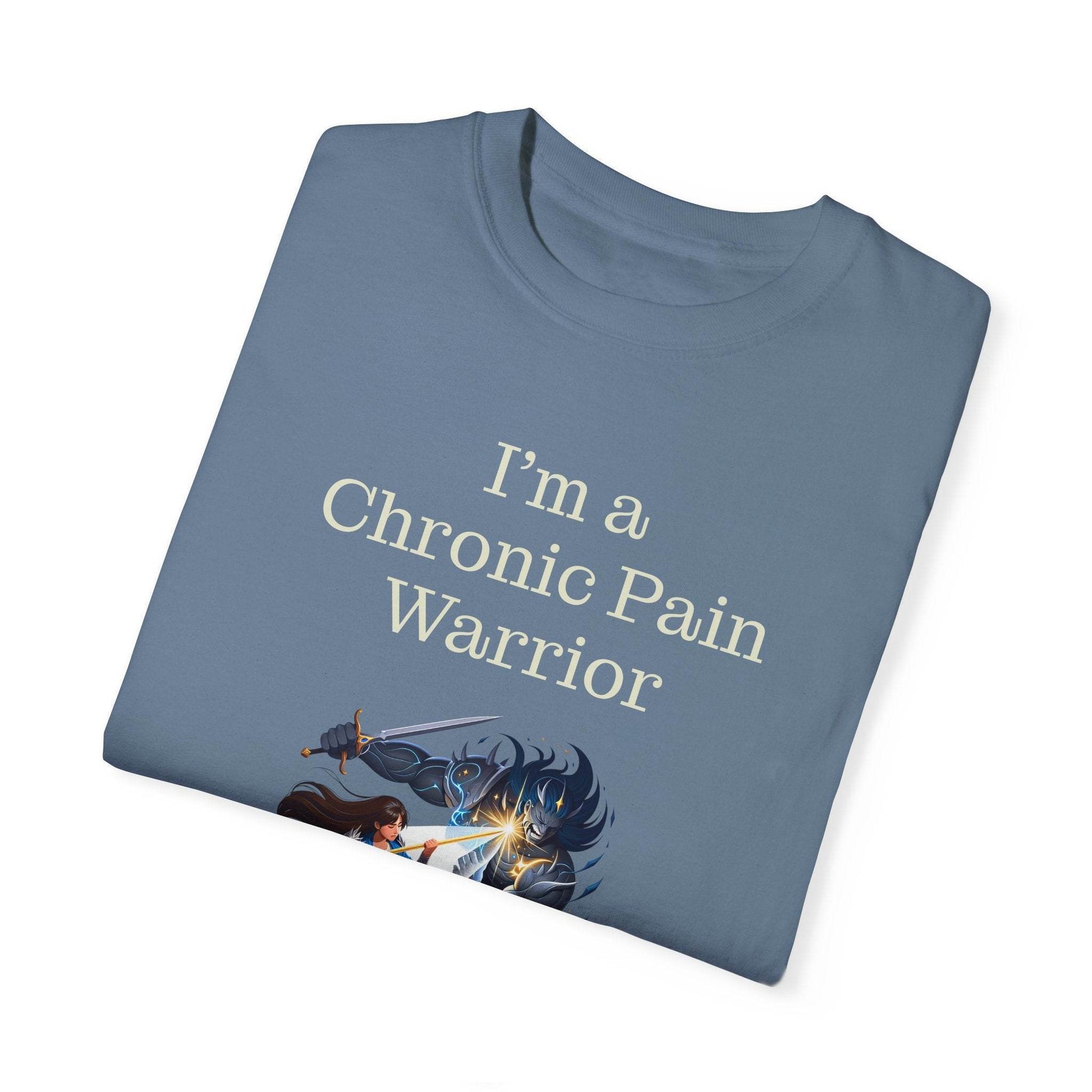 Chronic Pain Warrior Unisex T-Shirt - Empowering Tee for Healthcare Awareness - The Dreamer's Bookshop.