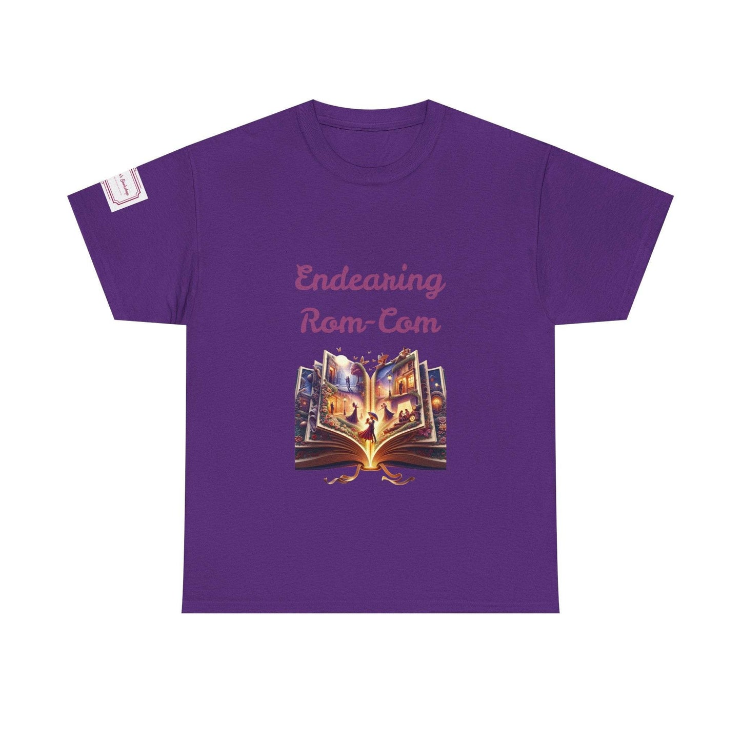 Endearing - Graphic Unisex Heavy Cotton Tee - Rom-Com Books - The Dreamer's Bookshop.