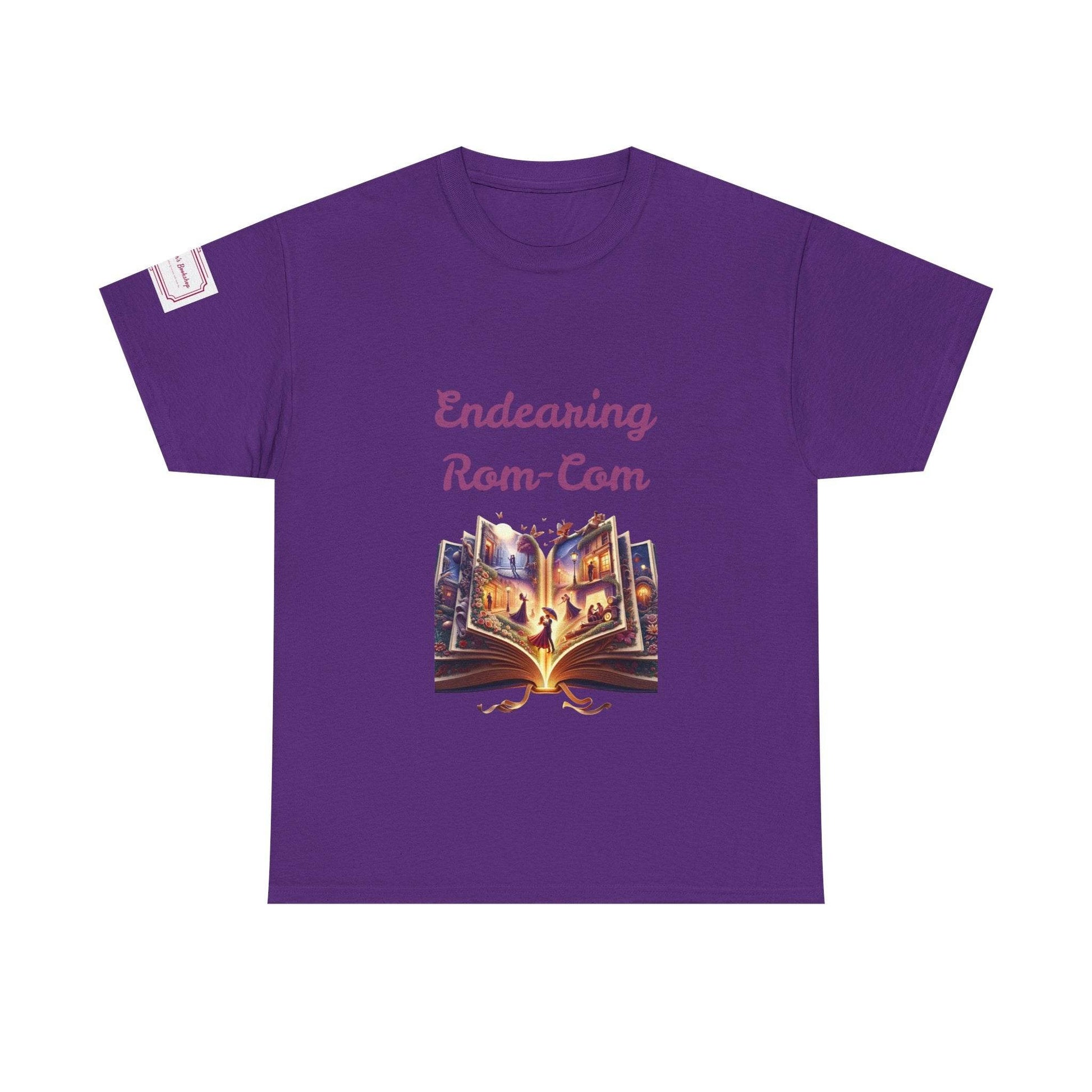 Endearing - Graphic Unisex Heavy Cotton Tee - Rom-Com Books - The Dreamer's Bookshop.