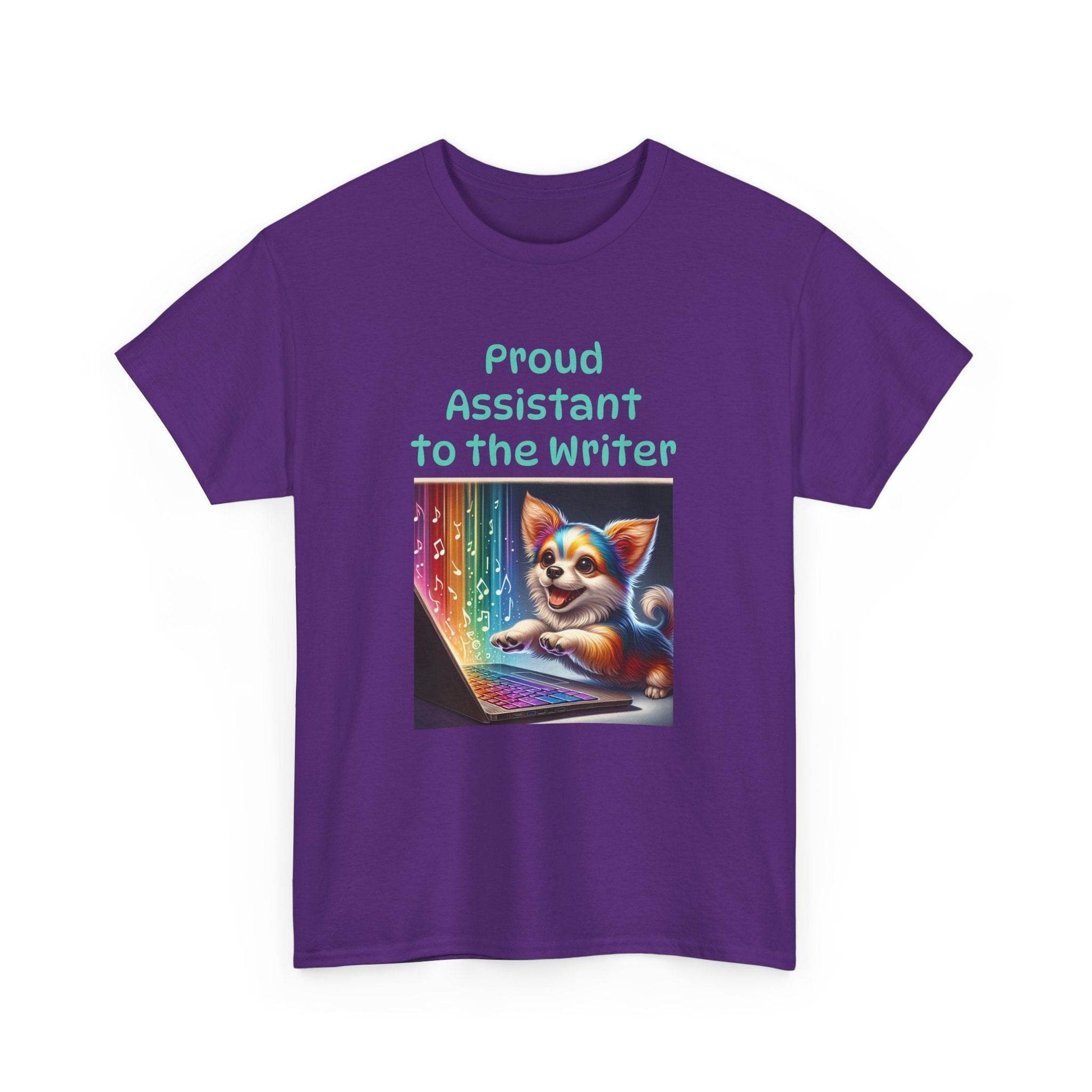 Assistant Writer - A Unisex Heavy Cotton Tee - Perfect Gift for Book Lovers - The Dreamer's Bookshop.