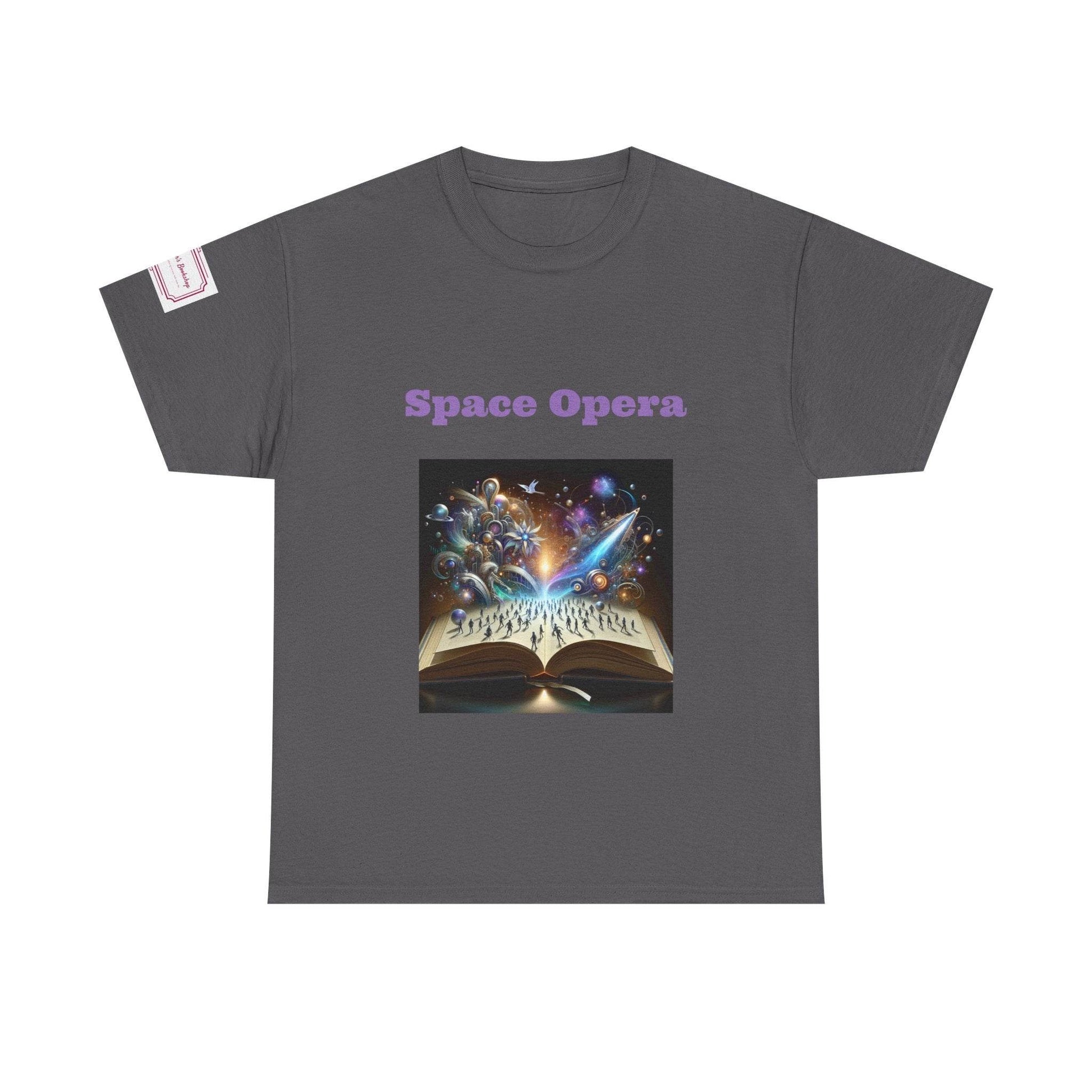 Space Opera - Graphic Unisex Heavy Cotton Tee - Sci-Fi Books - The Dreamer's Bookshop.