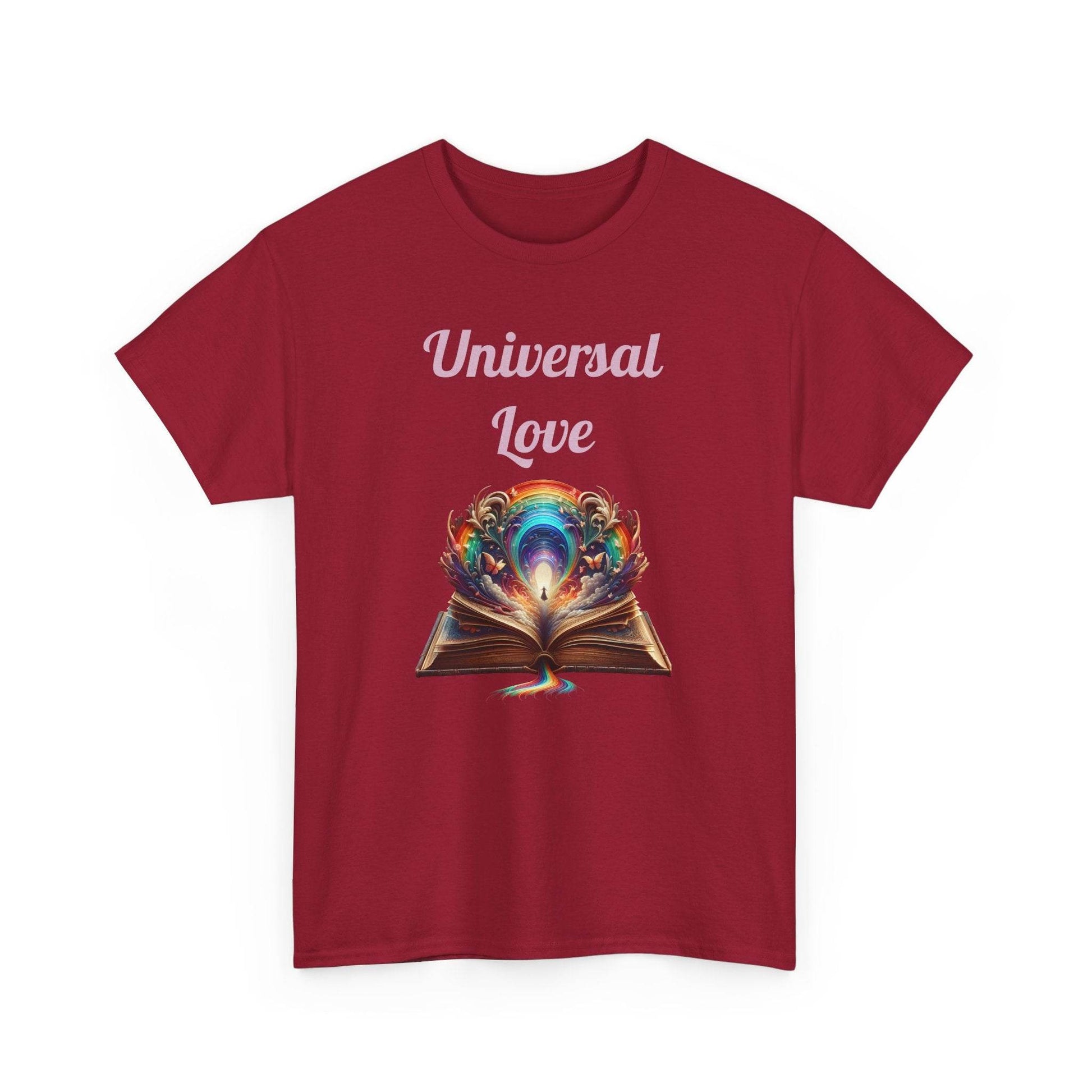 Universal Love - Graphic Tee - Unisex Heavy Cotton T-Shirt Queer Romance Books - The Dreamer's Bookshop.