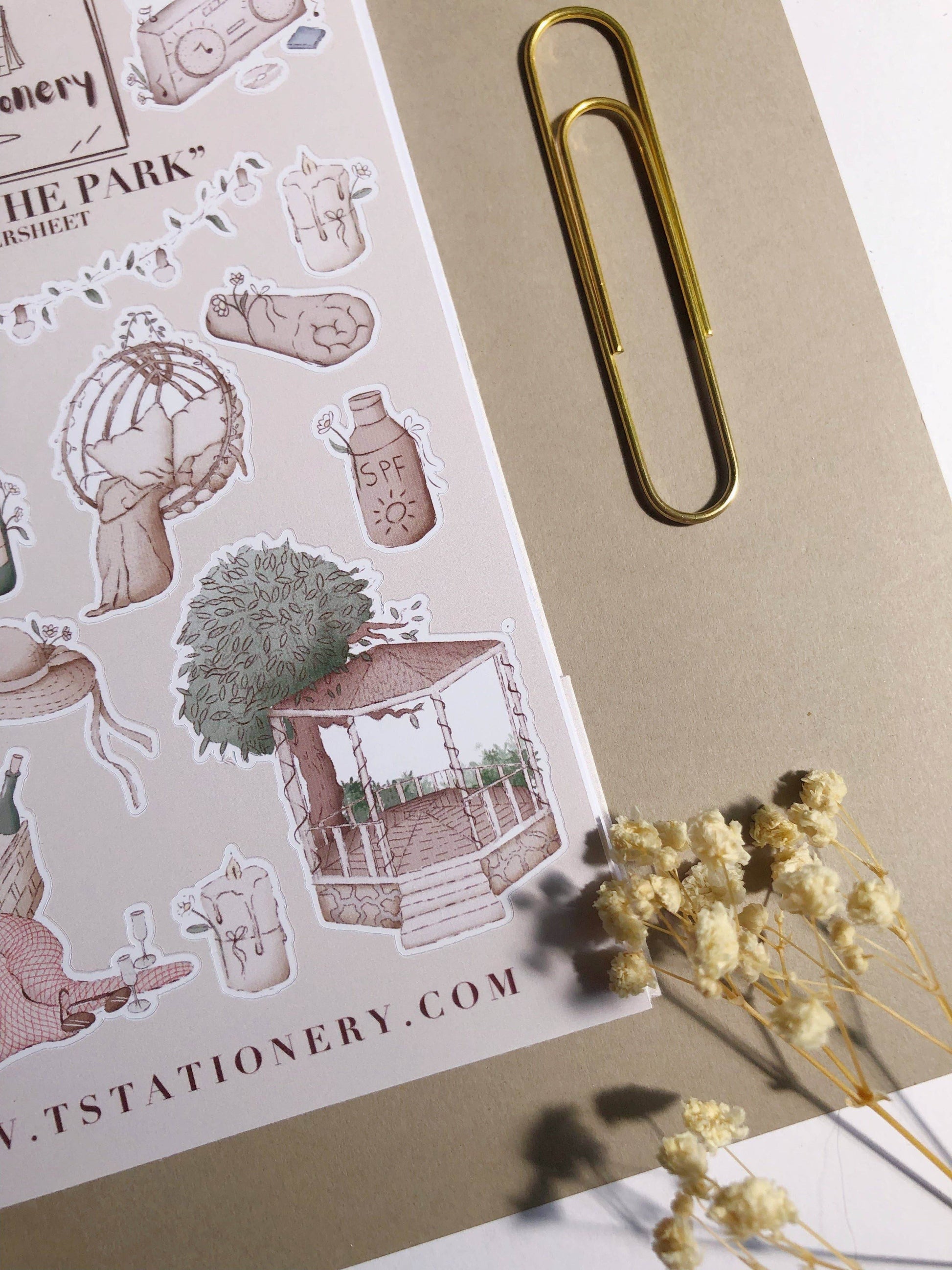 T's Stationery - „Dag in het park” - The Dreamer's Bookshop.
