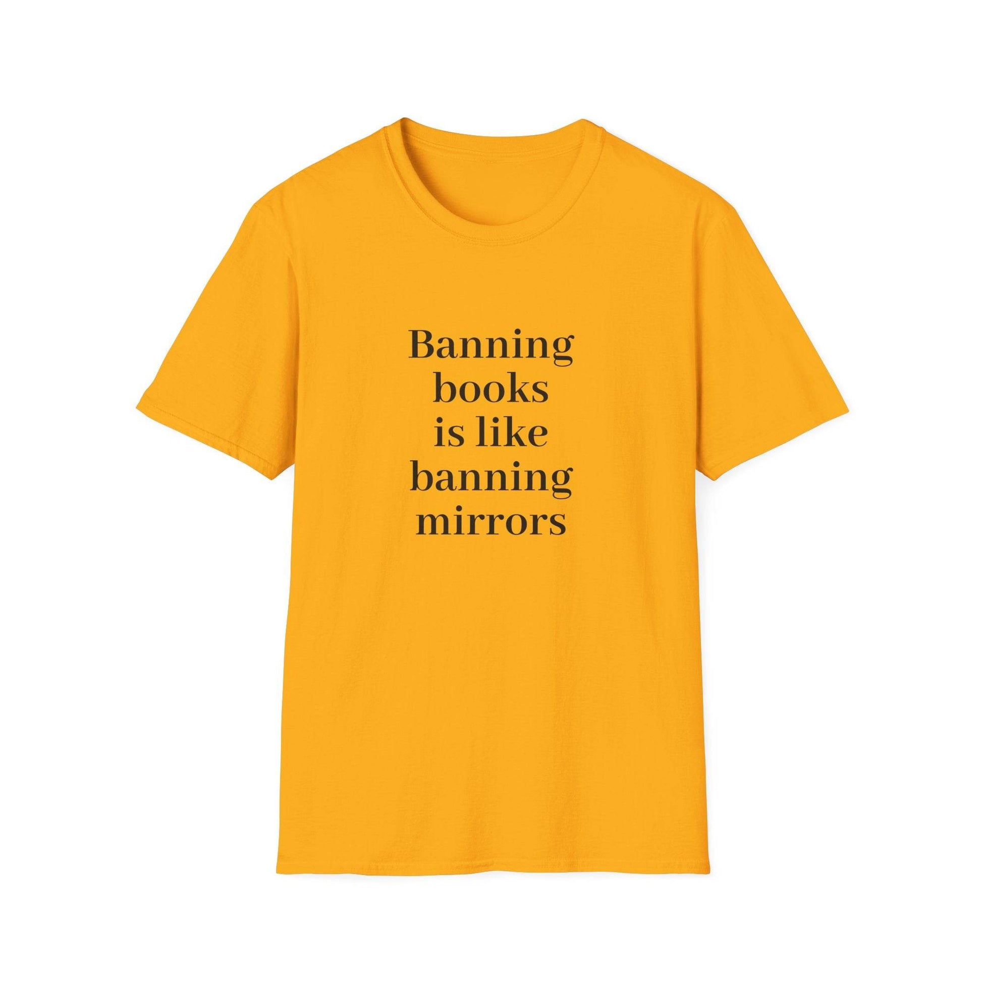 Unisex Softstyle T-Shirt - 'Banning Books' - The Dreamer's Bookshop.