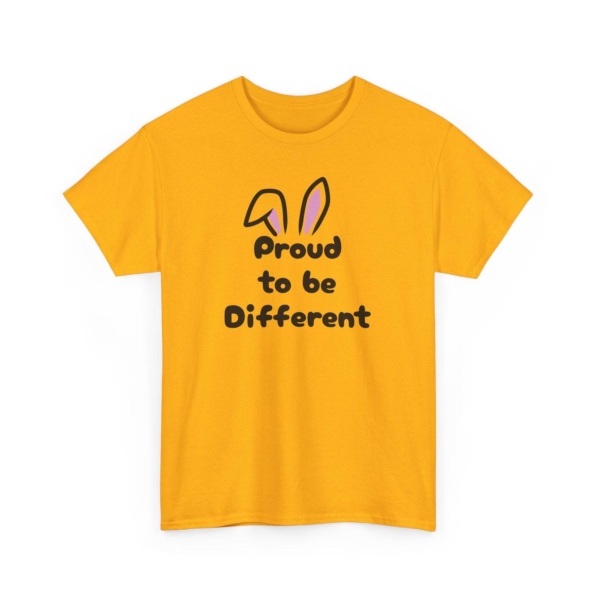 Proud to Be Different Unisex Heavy Cotton Tee - Celebrate Individuality - The Dreamer's Bookshop.