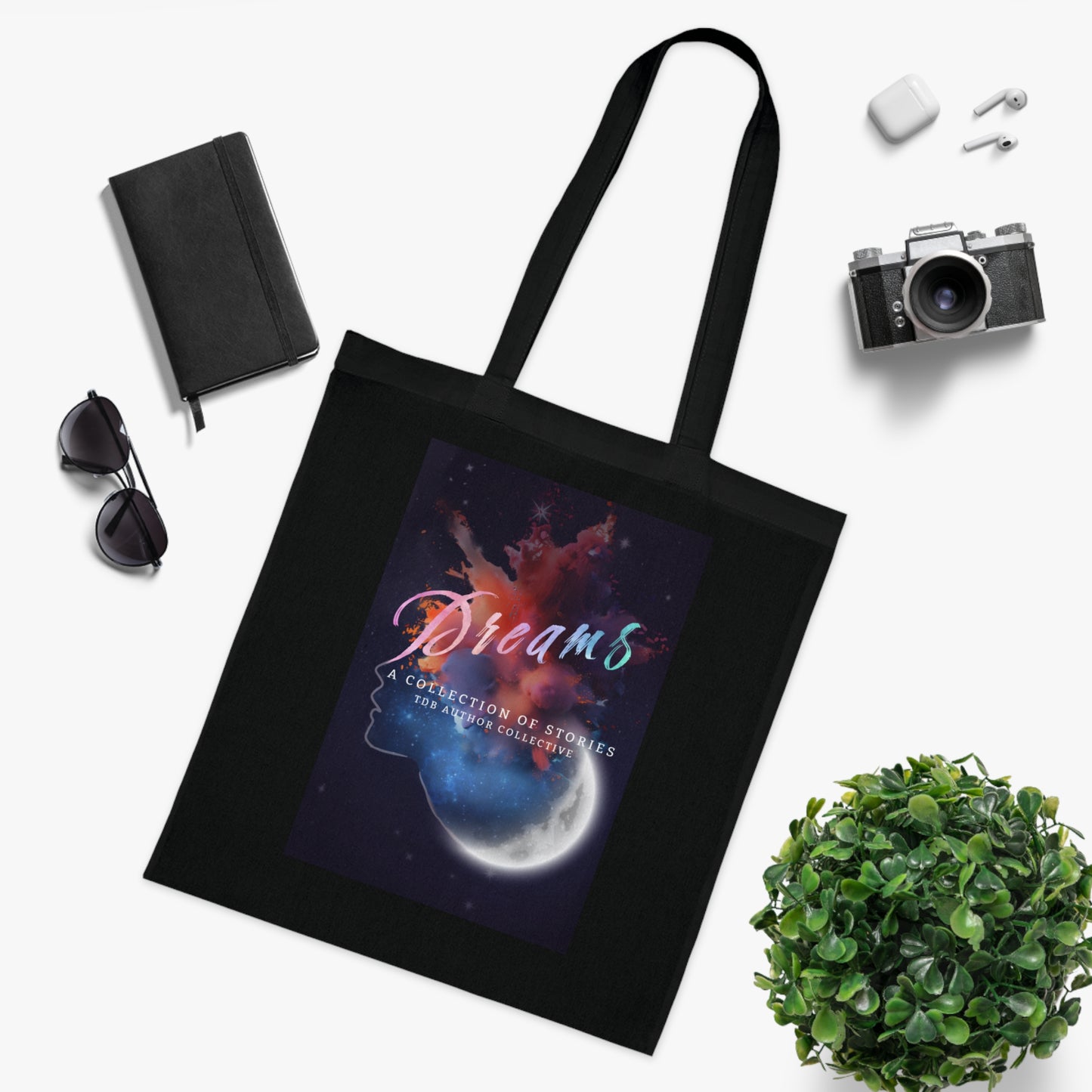 Inspirational Cotton Tote Bag - "Dreams" by The Dreamer's Bookshop
