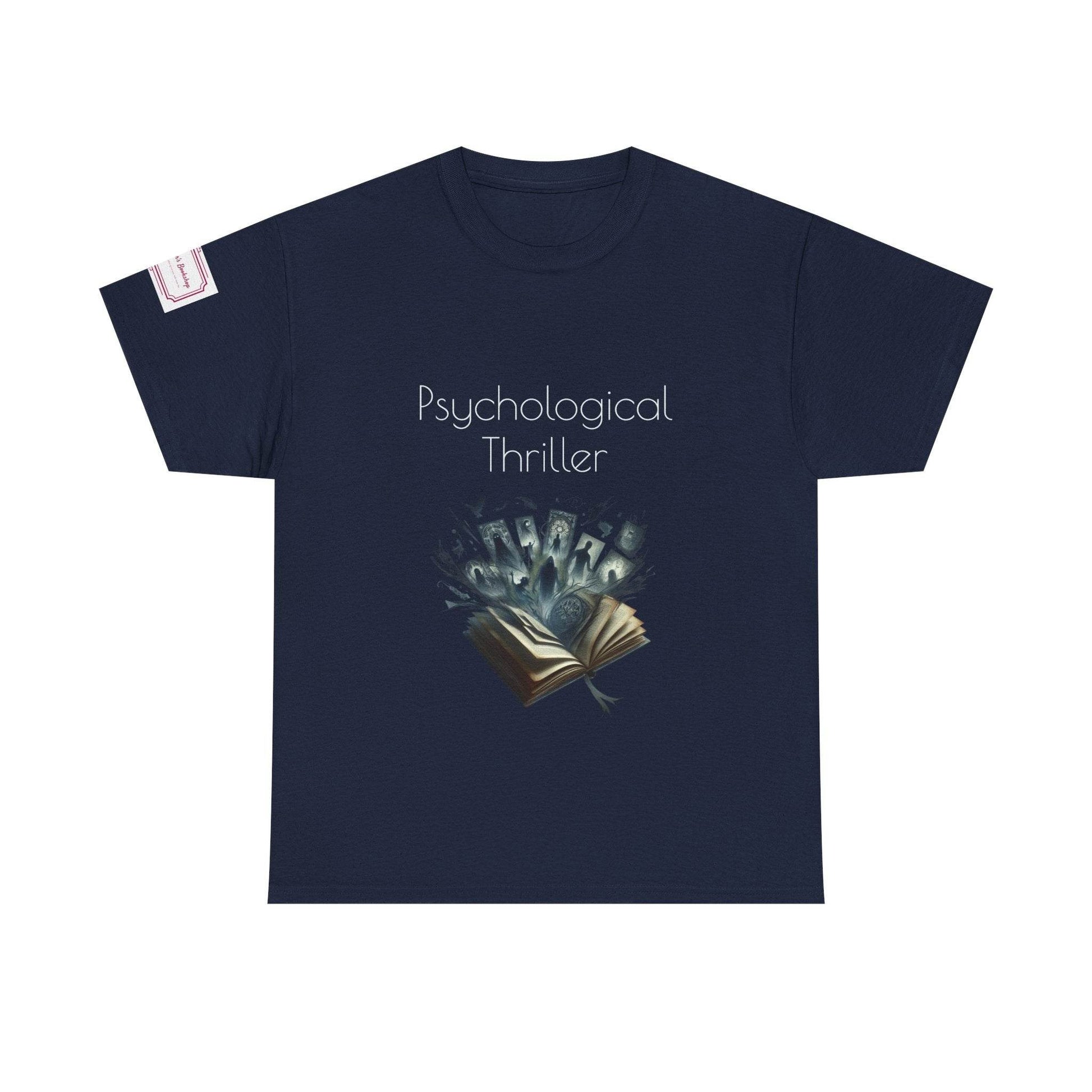 Fiction - Graphic Unisex Heavy Cotton Tee - Psychological Thriller - The Dreamer's Bookshop.