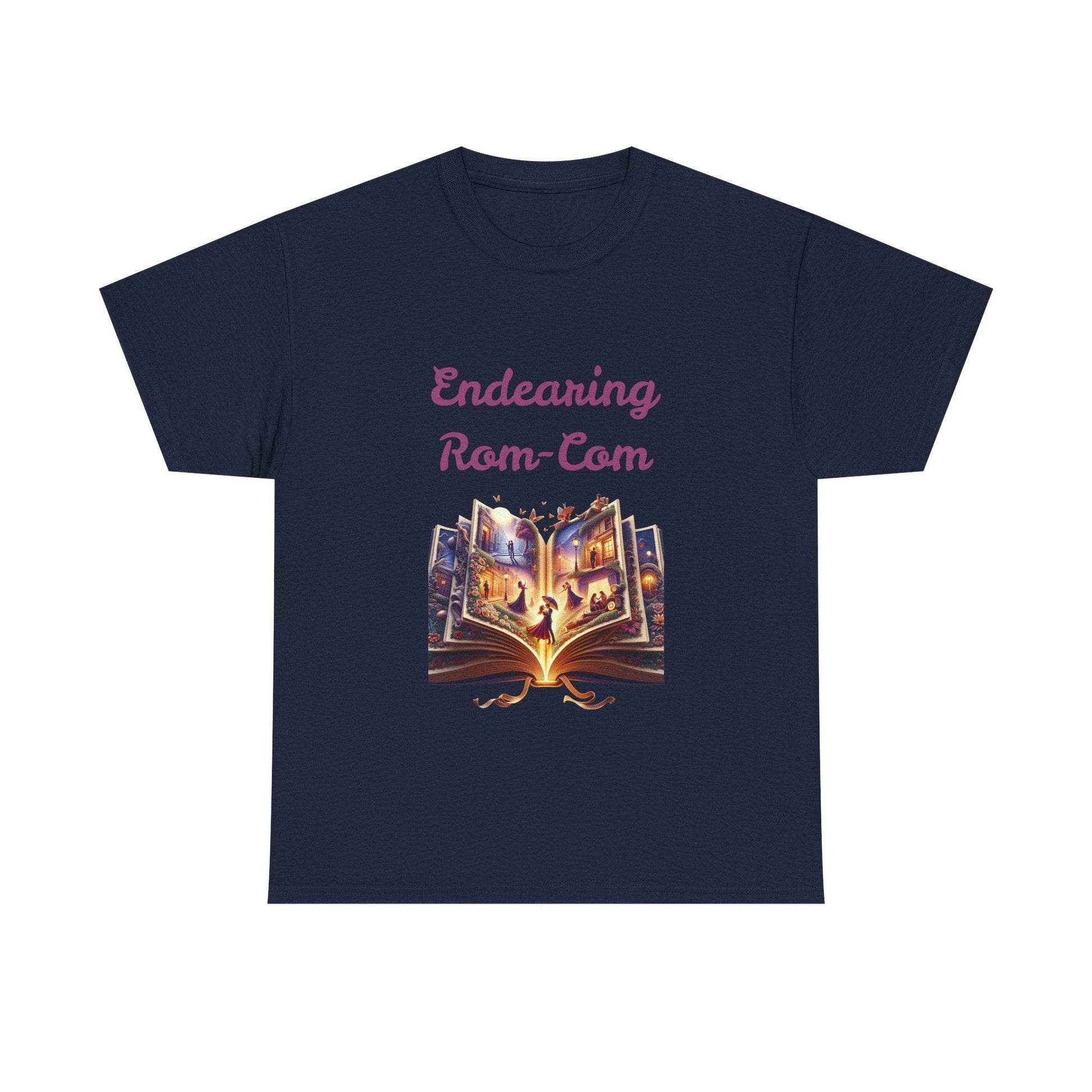 Endearing - Unisex Heavy Cotton Tee - Rom-Com Books - The Dreamer's Bookshop.