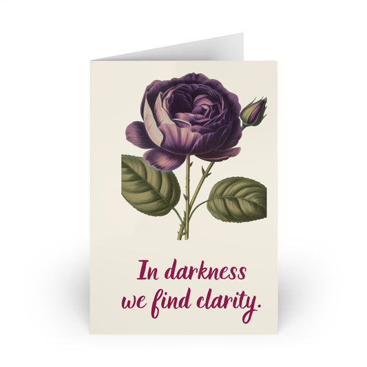 The Dreamer's Bookshop - Love Yourself Card "In darkness" - The Dreamer's Bookshop.