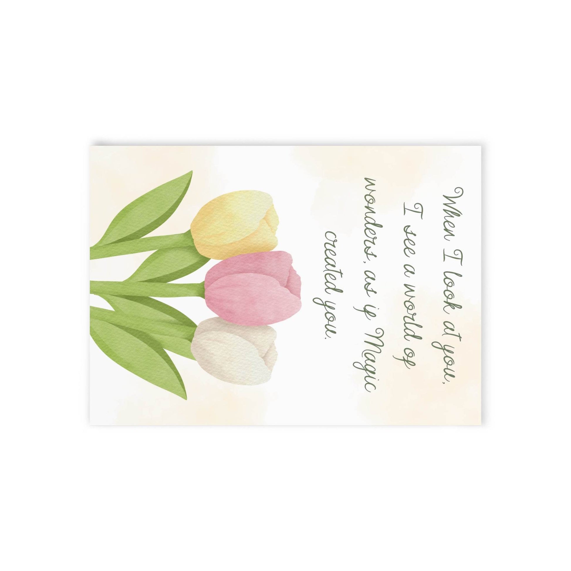 The Dreamer's Bookshop Affection "When I Look" Art Print Card - The Dreamer's Bookshop.
