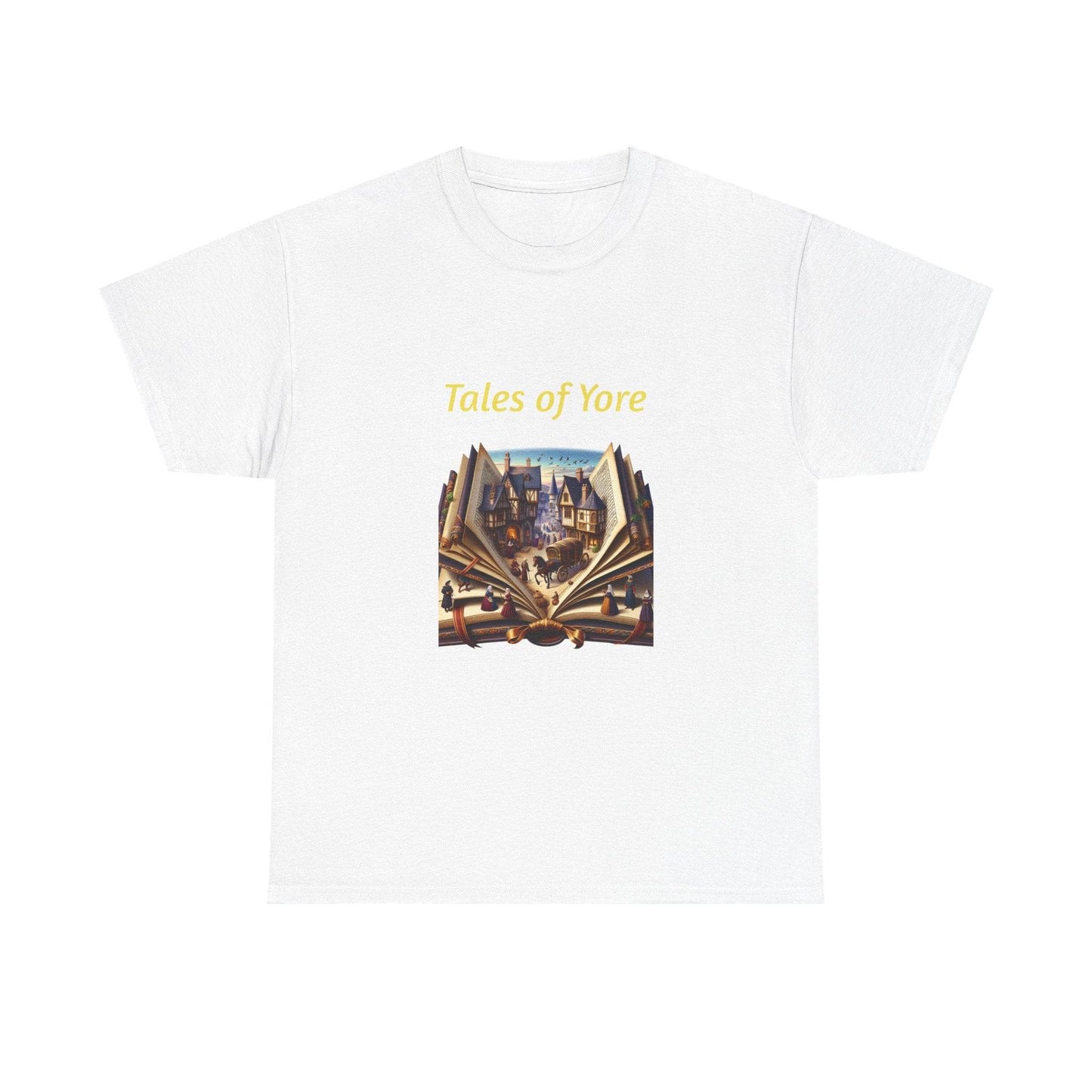 Tales of Yore - Graphic Tee - Unisex Heavy Cotton T-Shirt Historical Books - The Dreamer's Bookshop.