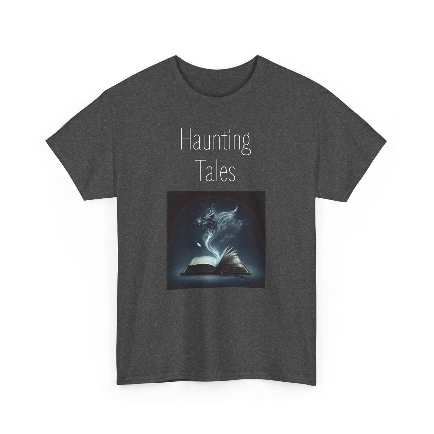 Haunting Tales - A Unisex Heavy Cotton Tee - Perfect Gift for Book Lovers - The Dreamer's Bookshop.