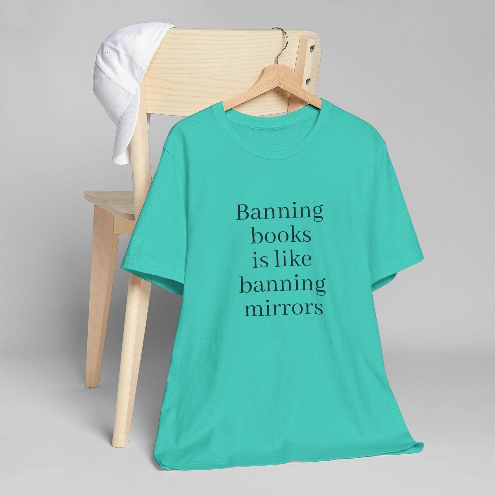 Unisex Jersey T-Shirt - Banning Books Vibe - The Dreamer's Bookshop.