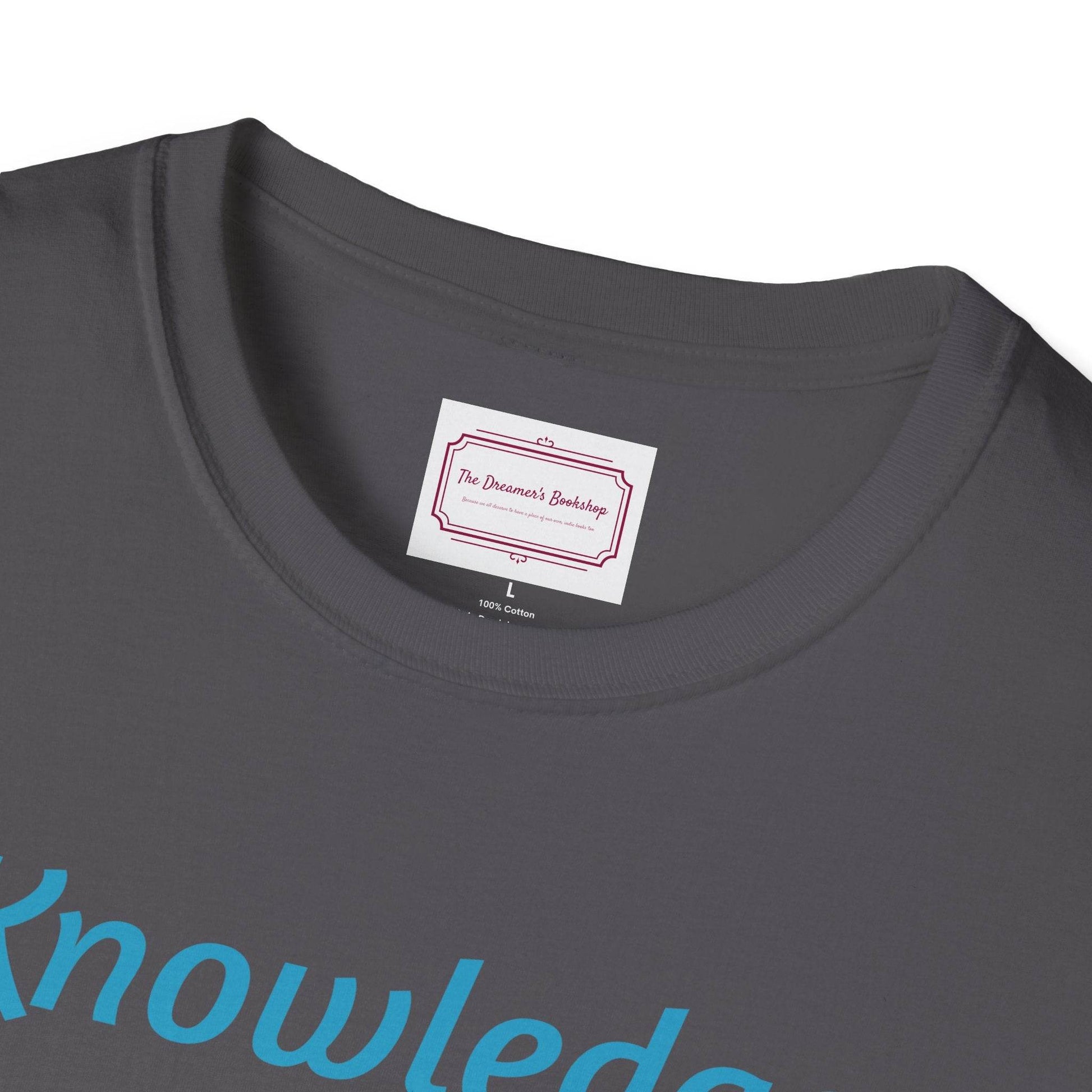 Knowledge Keeper Owl T-Shirt for Book Lovers - Proud Reader - The Dreamer's Bookshop.