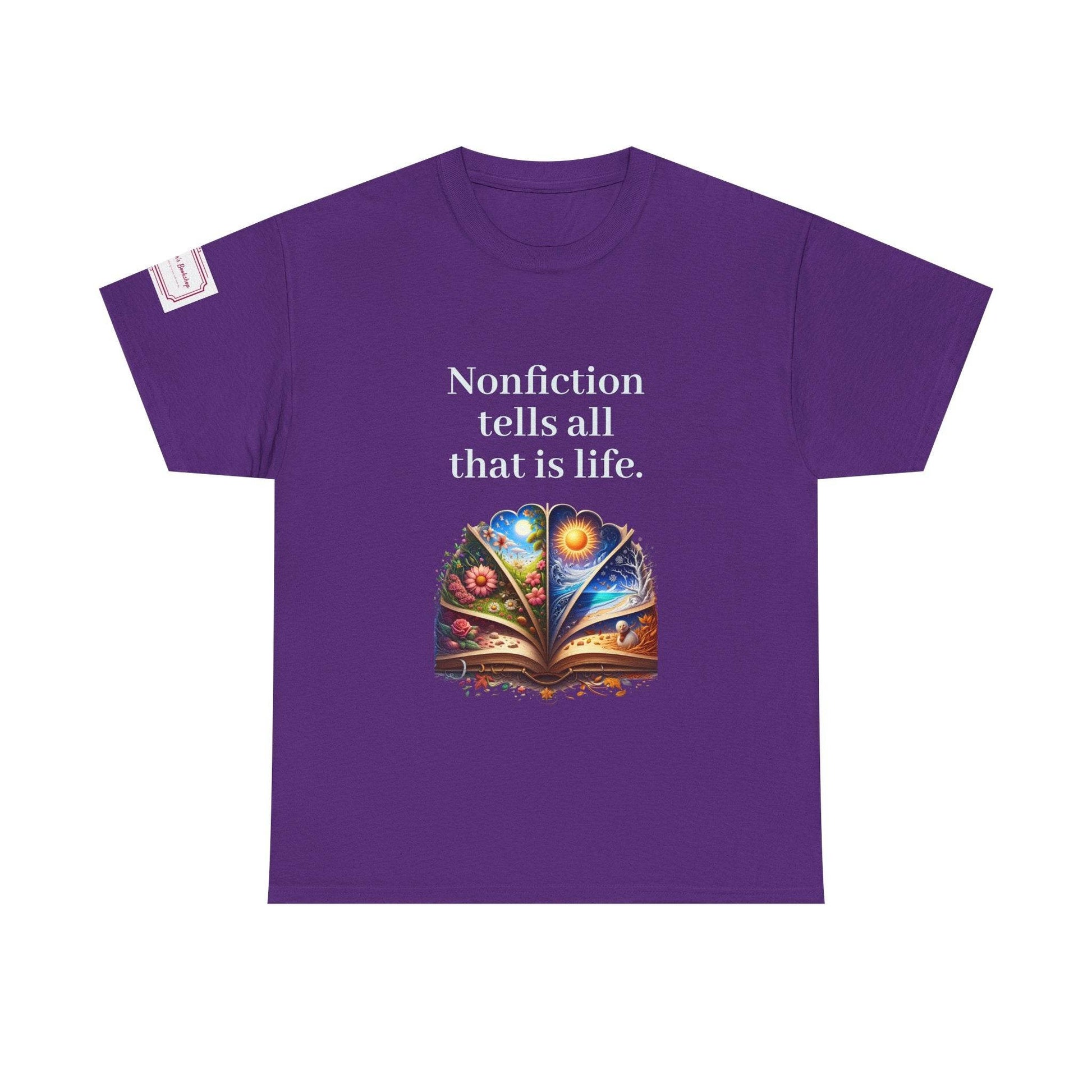 All that is Life - Graphic Unisex Heavy Cotton Tee - Nonfiction Books - The Dreamer's Bookshop.