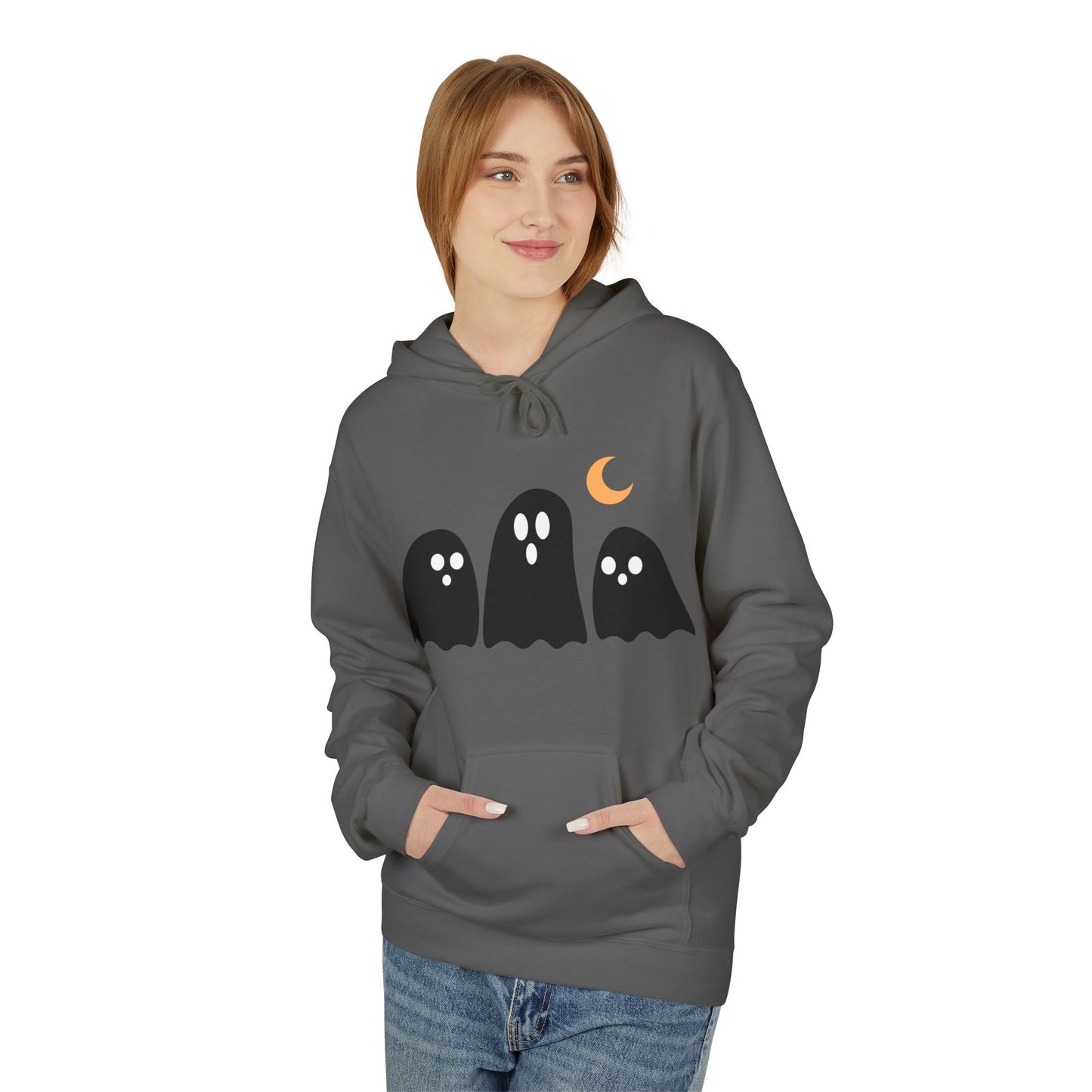 Spooky Hooded Sweatshirt - Halloween - Perfect for Spooky Lovers