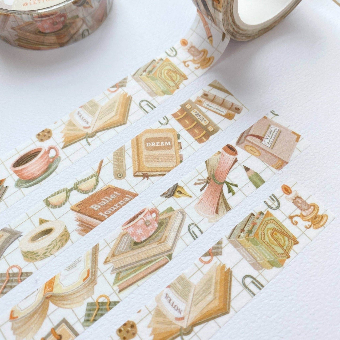 LETTOOn - Washi Tape - Lezen overdag en's avonds - The Dreamer's Bookshop.