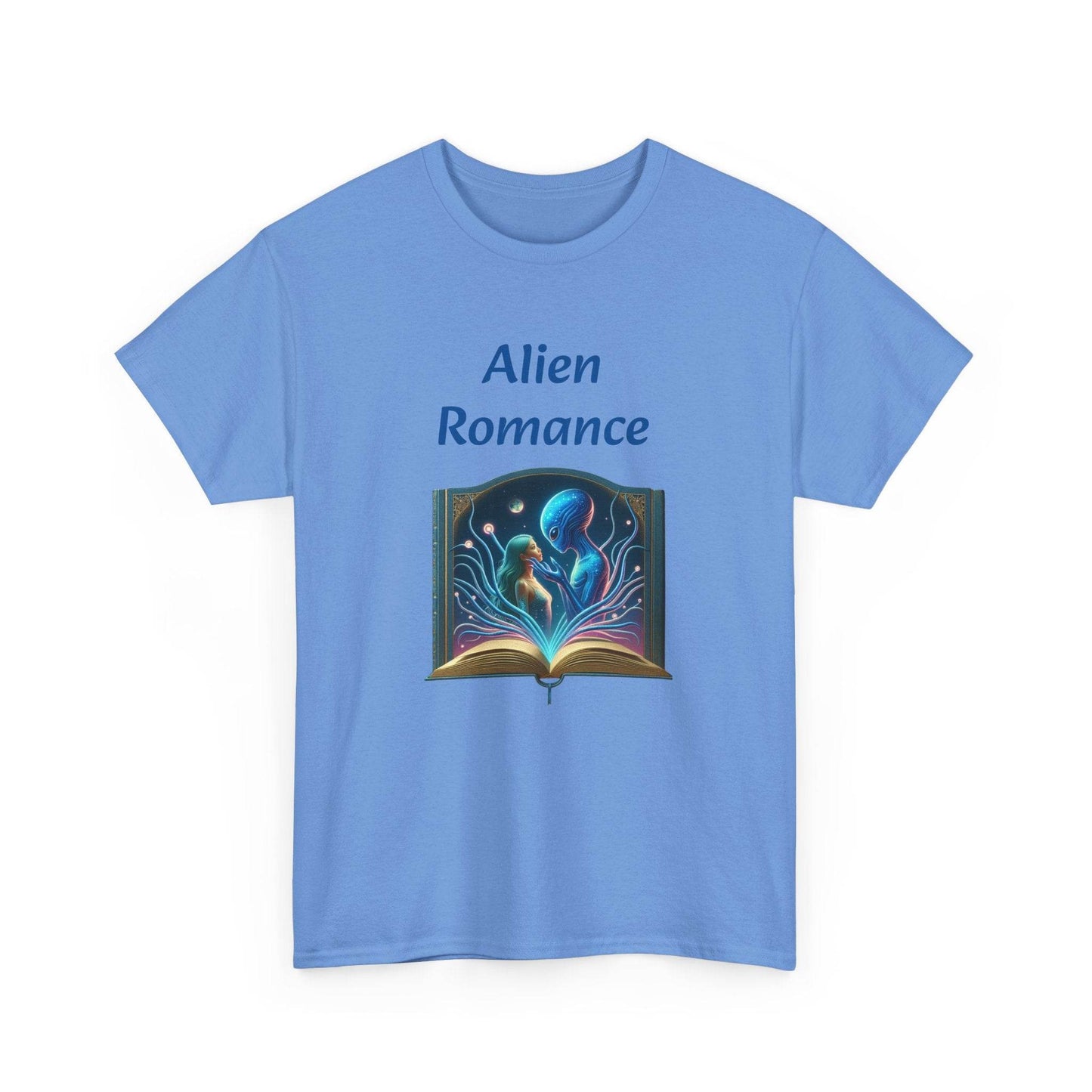 Sci-Fi - Graphic Tee - Unisex Heavy Cotton T-Shirt Alien Romance Books - The Dreamer's Bookshop.