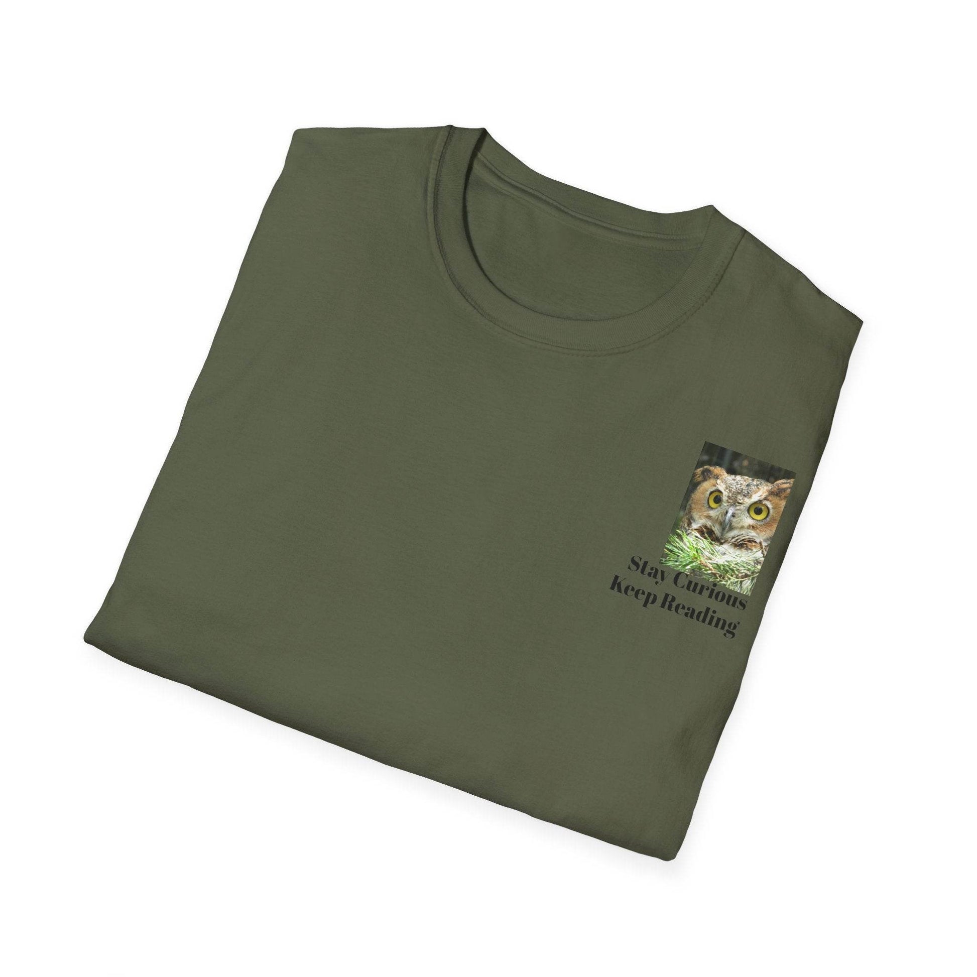 Inspirational Unisex Softstyle T-Shirt - 'Keep Breathing' Motivational Design - The Dreamer's Bookshop.