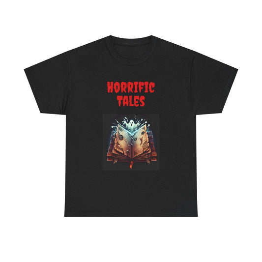 Horrific Tales - A Unisex Heavy Cotton Tee - Perfect for Book Lovers - The Dreamer's Bookshop.