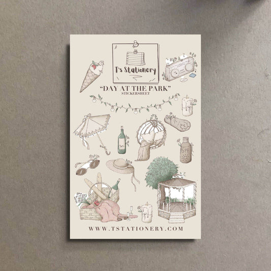 T's Stationery - „Dag in het park” - The Dreamer's Bookshop.