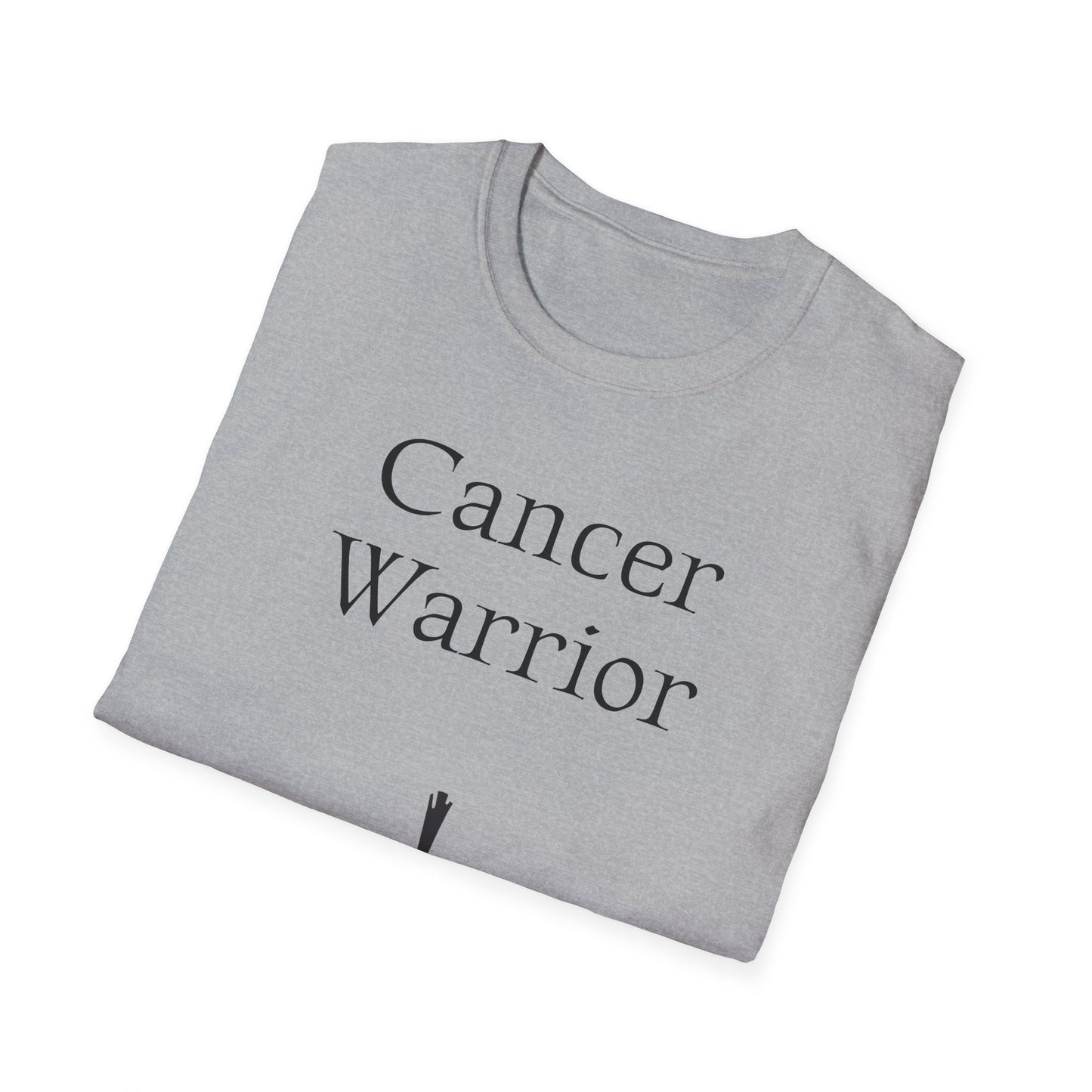 Cancer Warrior Unisex Softstyle T-Shirt - Empowering Graphic Tee for Women's Health Awarenes
