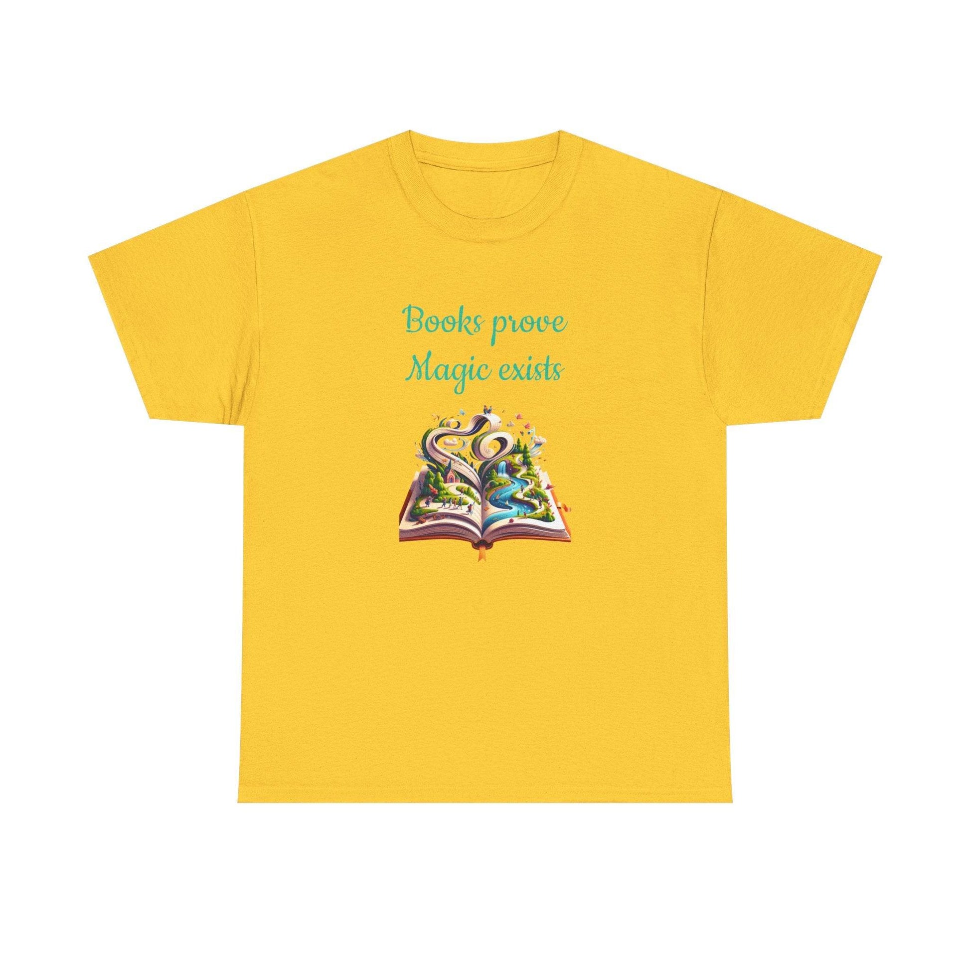 Magic Exists -A Unisex Heavy Cotton Tee - Perfect Gift for Book Lovers - The Dreamer's Bookshop.