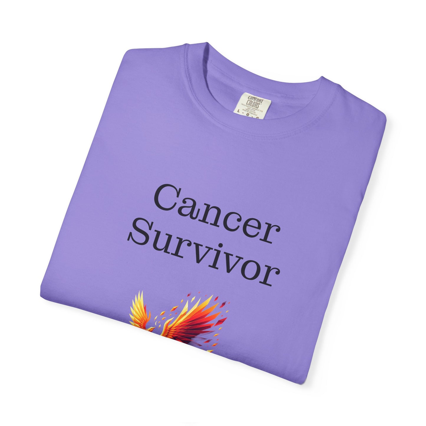 Cancer Survivor Unisex Garment-Dyed T-shirt - Inspirational Motivational Tee