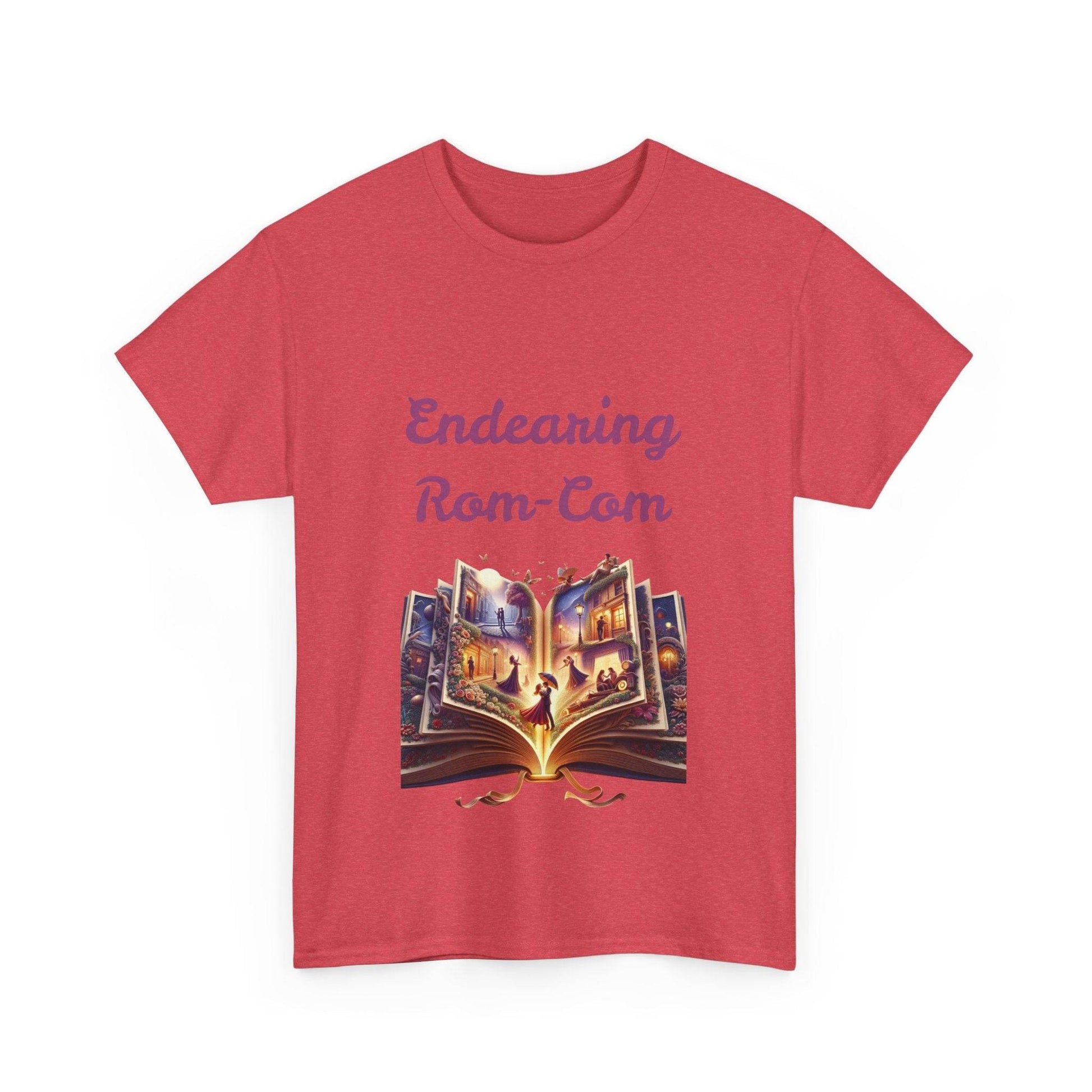Endearing - Unisex Heavy Cotton Tee - Rom-Com Books - The Dreamer's Bookshop.