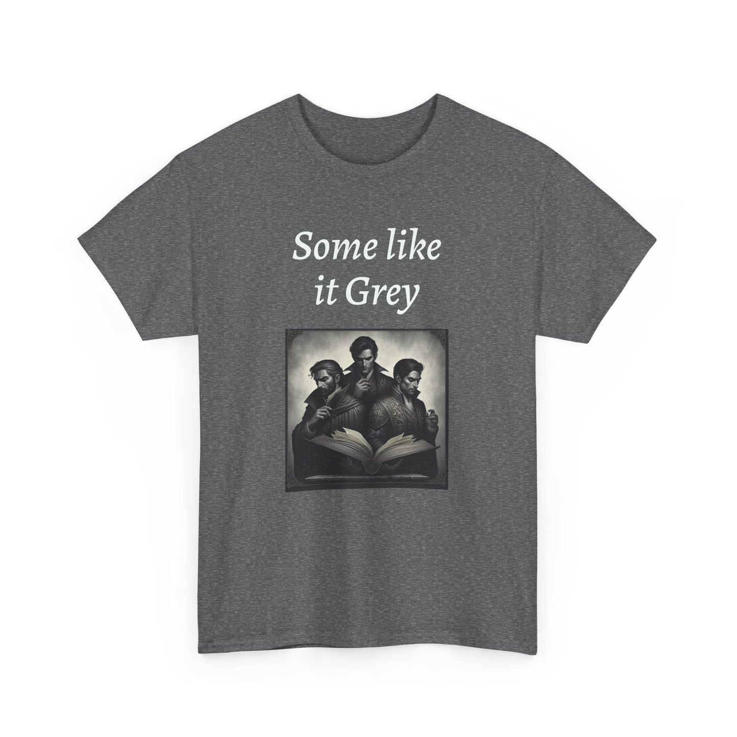 Like it Grey - Graphic Tee - Unisex Heavy Cotton T-Shirt for Book Lovers - The Dreamer's Bookshop.