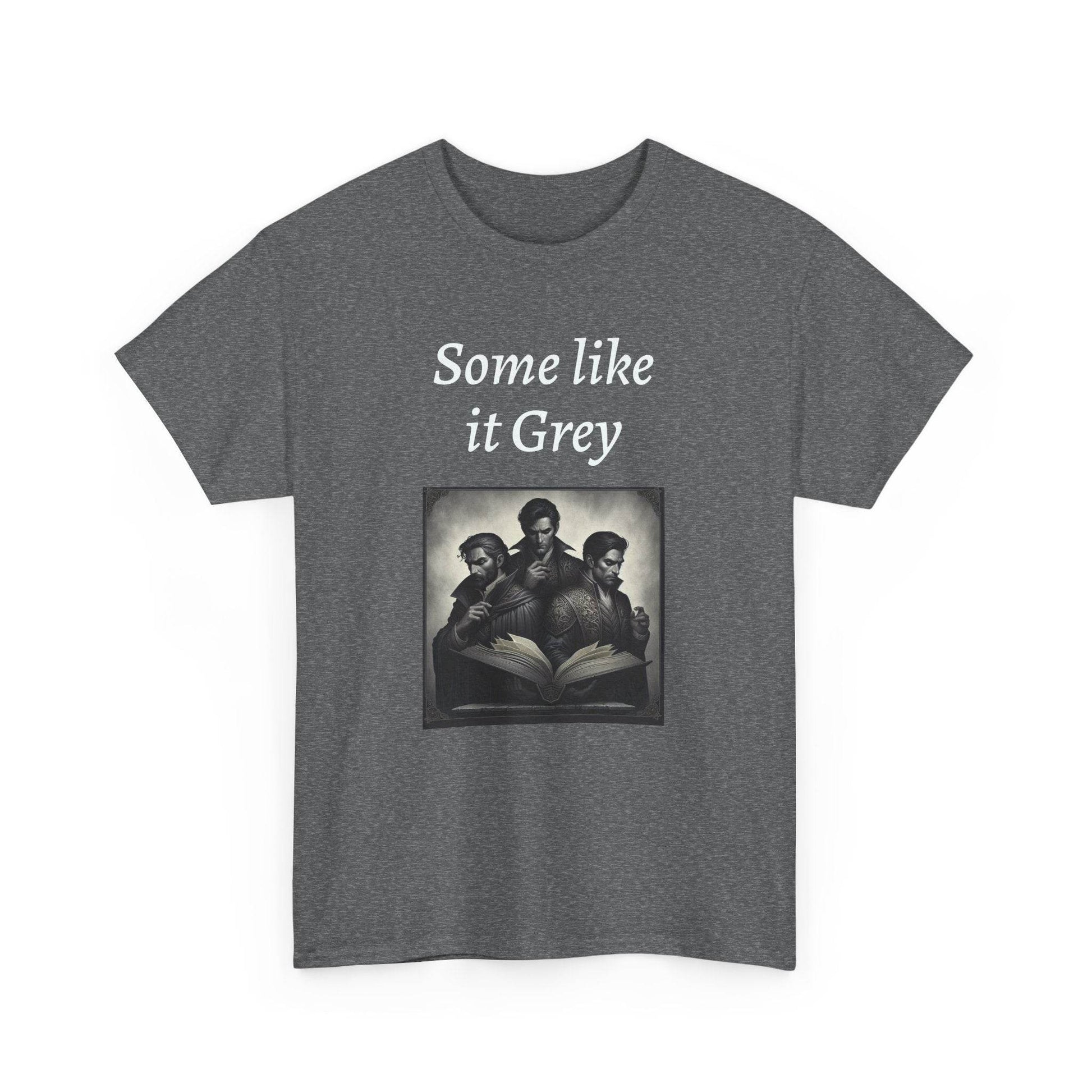 Like it Grey - Graphic Tee - Unisex Heavy Cotton T-Shirt for Book Lovers - The Dreamer's Bookshop.