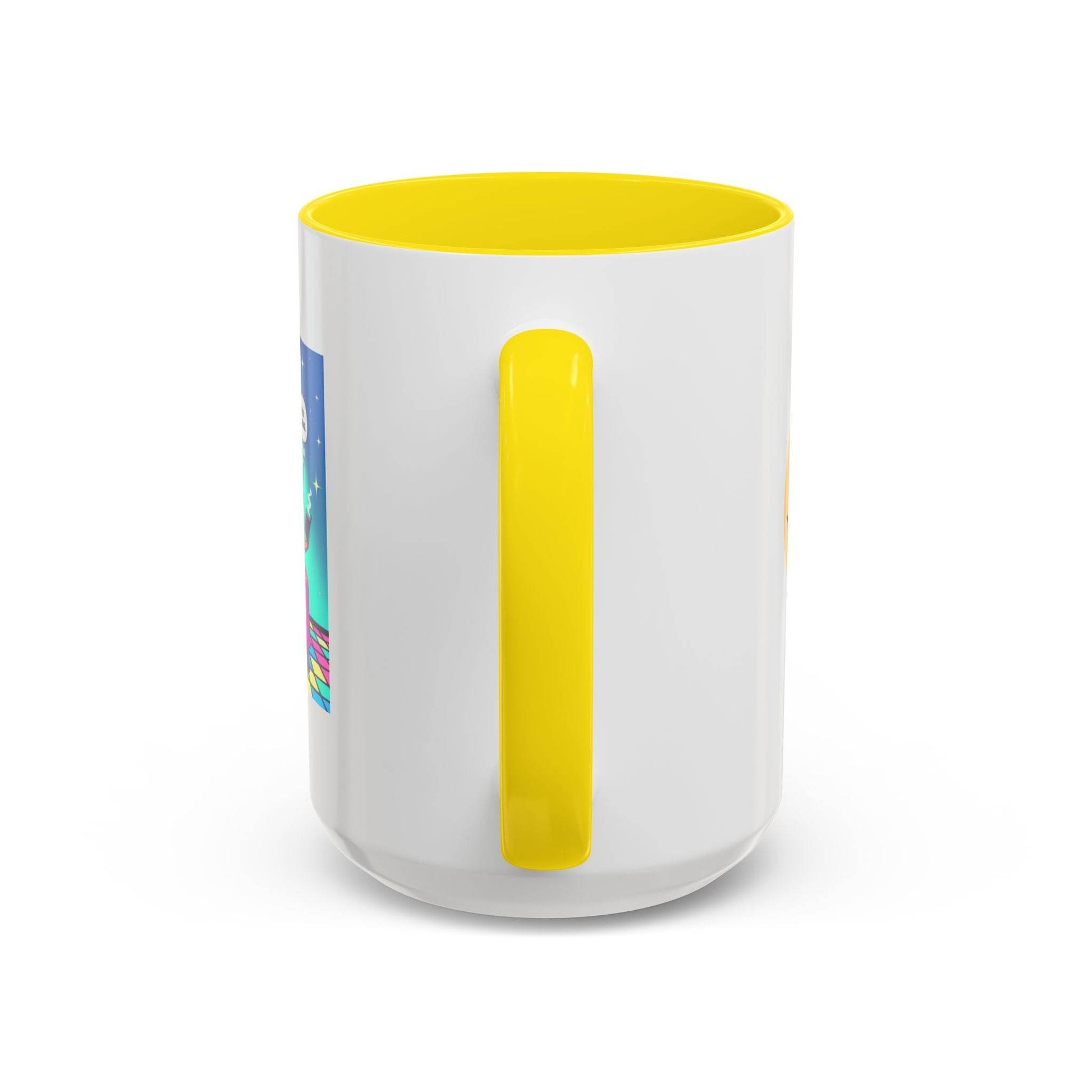 Party Vibe Accent Coffee Mug - Fun Reading Motivation Design - The Dreamer's Bookshop.