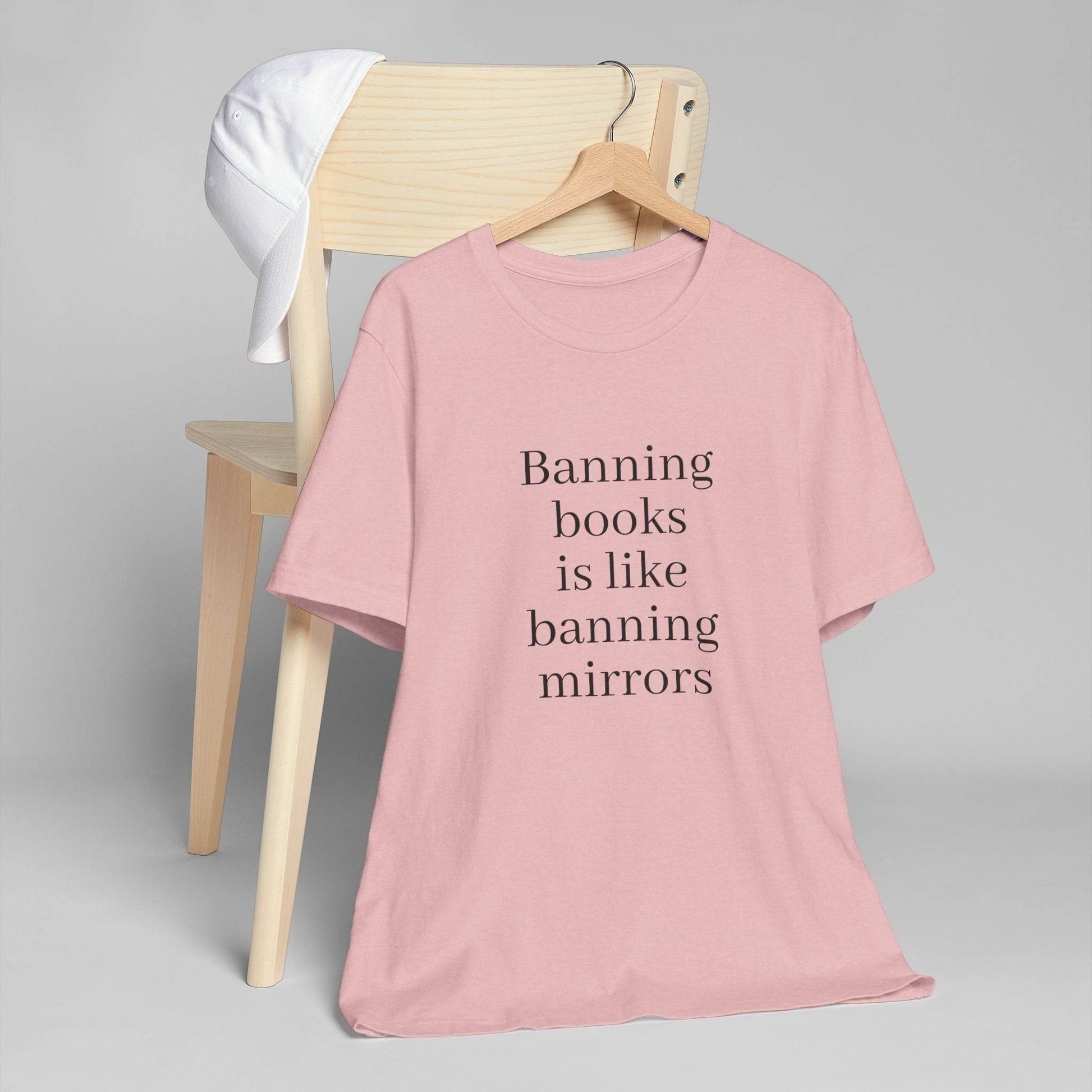 Unisex Jersey T-Shirt - Banning Books Vibe - The Dreamer's Bookshop.
