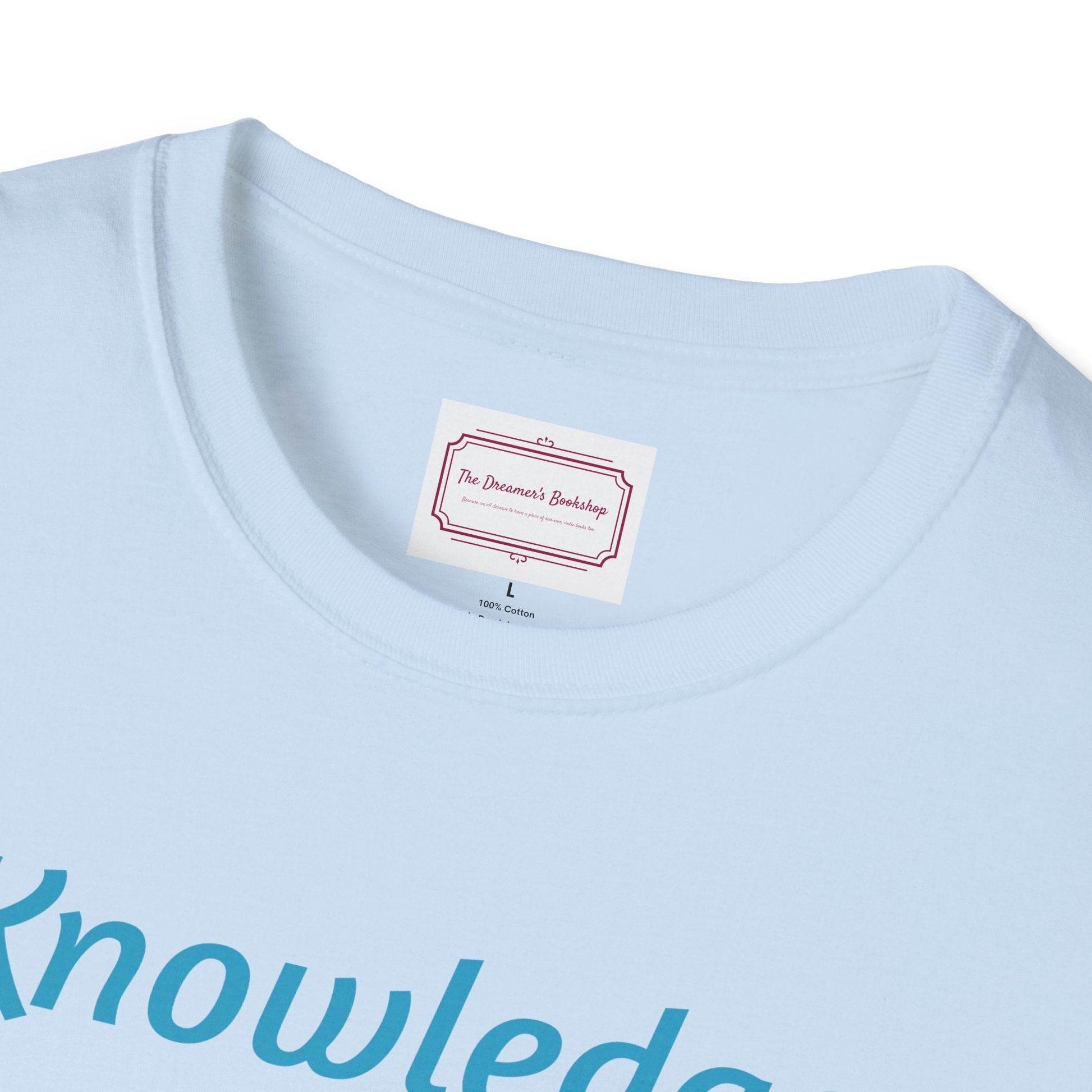 Knowledge Keeper Owl T-Shirt for Book Lovers - Proud Reader - The Dreamer's Bookshop.