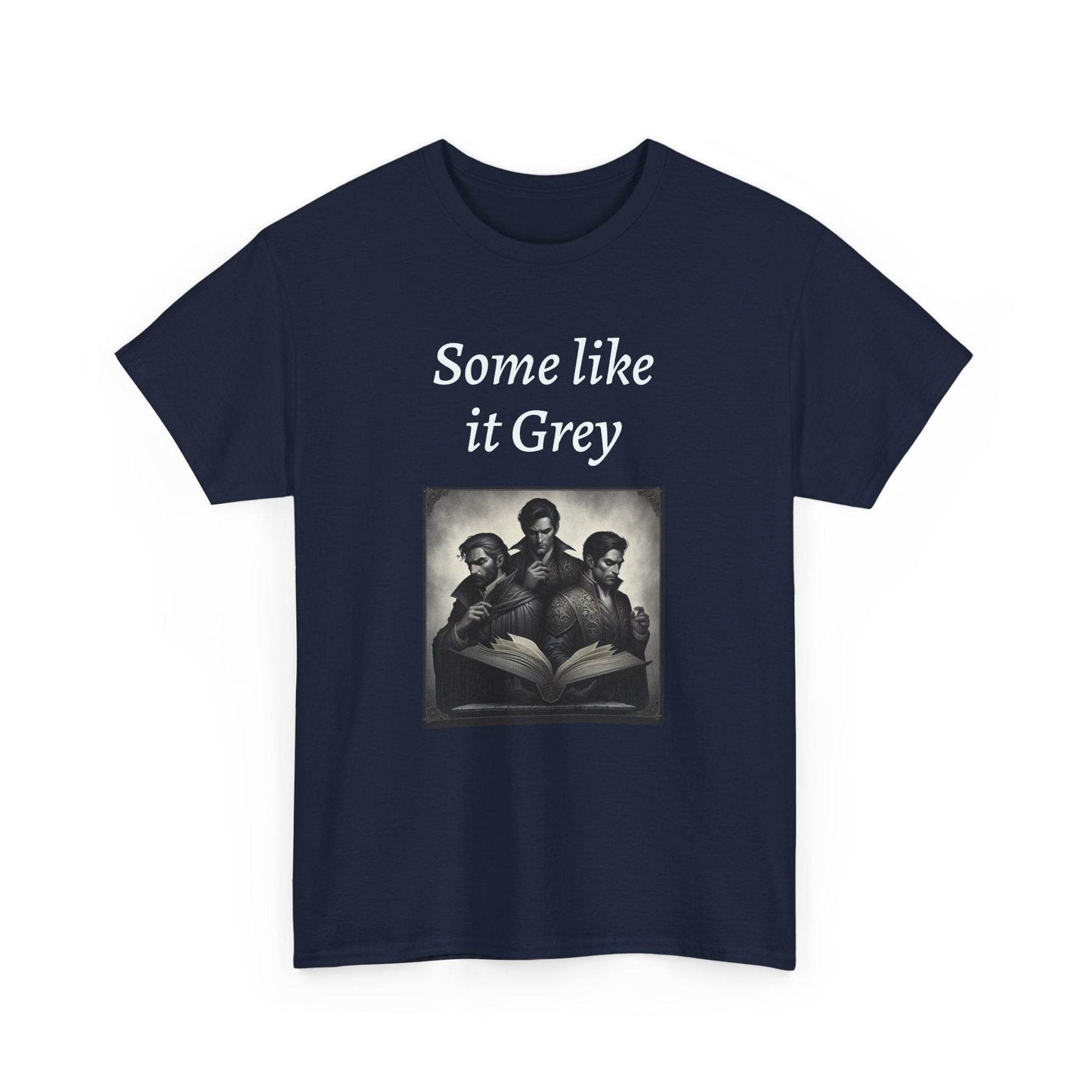 Like it Grey - Graphic Tee - Unisex Heavy Cotton T-Shirt for Book Lovers - The Dreamer's Bookshop.