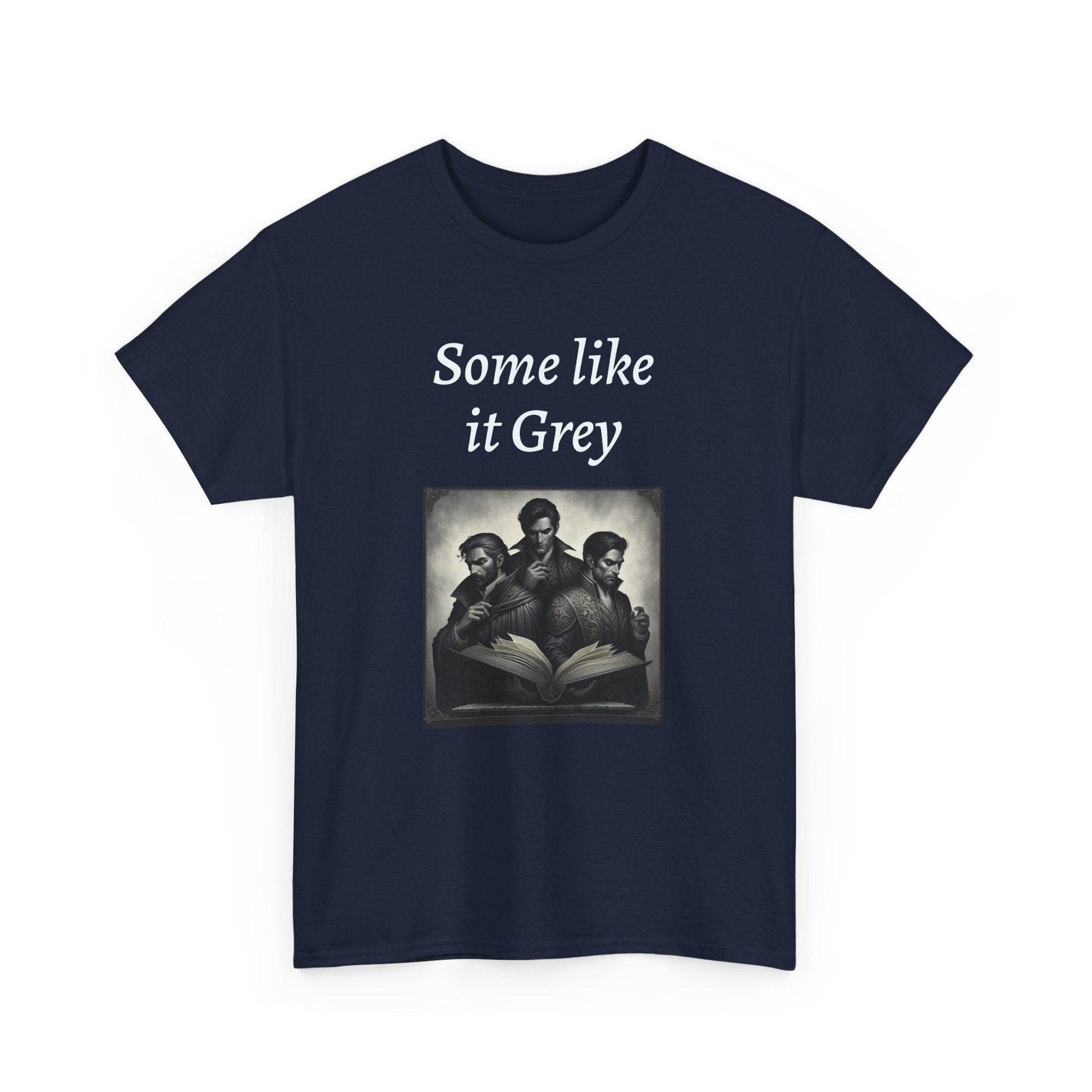 Like it Grey - Graphic Tee - Unisex Heavy Cotton T-Shirt for Book Lovers - The Dreamer's Bookshop.