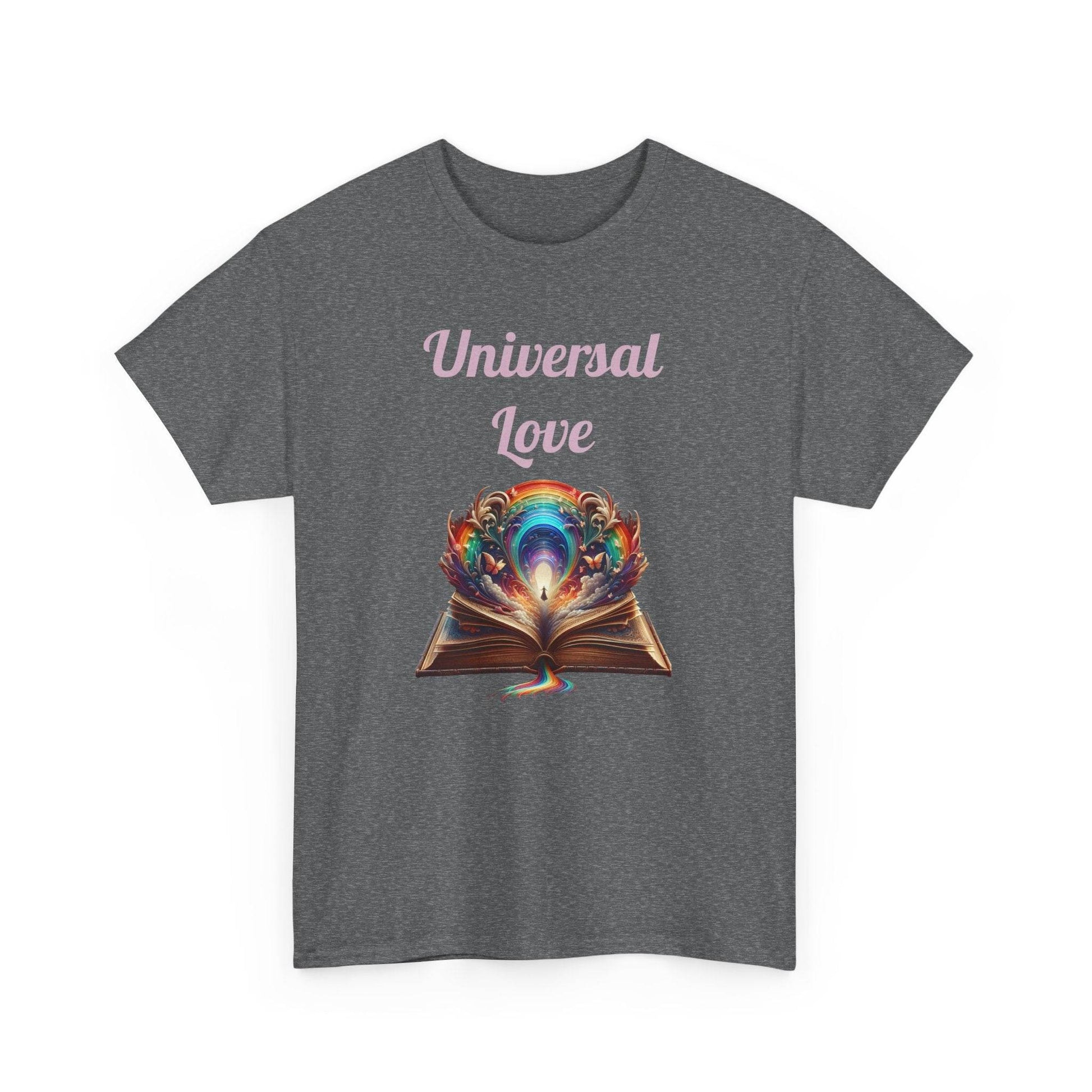 Universal Love - Graphic Tee - Unisex Heavy Cotton T-Shirt Queer Romance Books - The Dreamer's Bookshop.