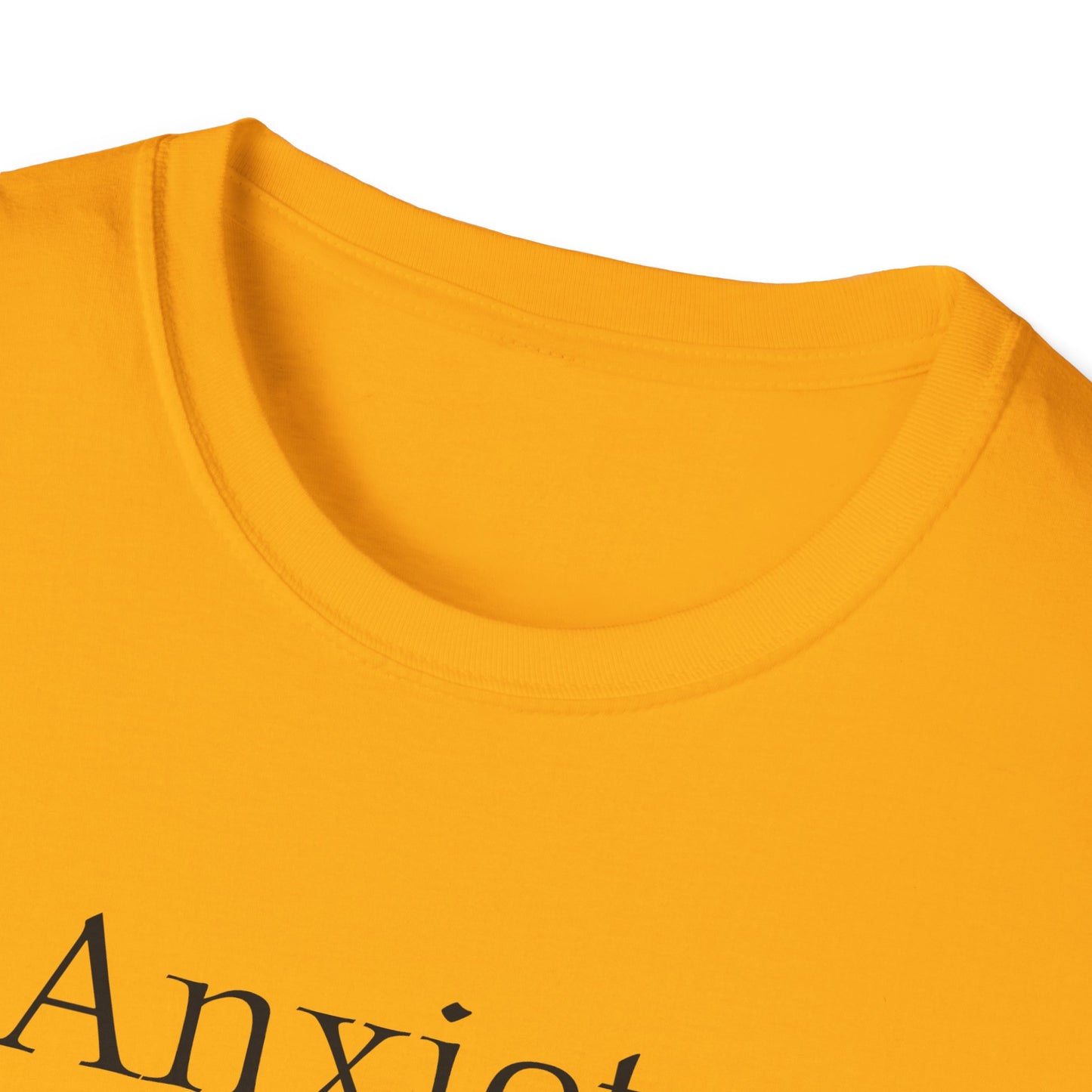 Anxiety Warrior Unisex Softstyle T-Shirt - Empowering Battle Against Mental Health