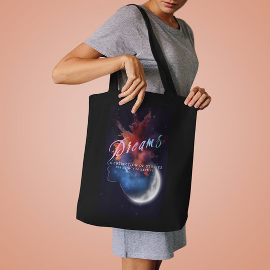 Literary Dreams Cotton Tote Bag - Perfect for Writers and Book Lovers