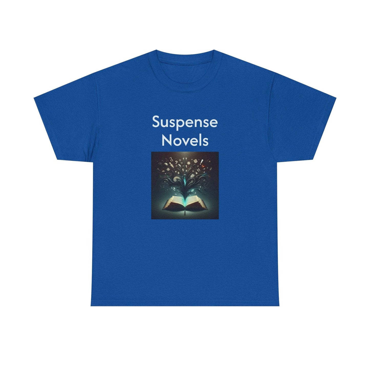 Fiction - Graphic Tee - Unisex Heavy Cotton T-Shirt Suspense Novels - The Dreamer's Bookshop.