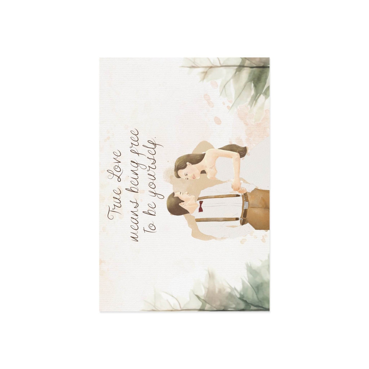 The Dreamer's Bookshop Cute "True Love" Wedding Card - The Dreamer's Bookshop.