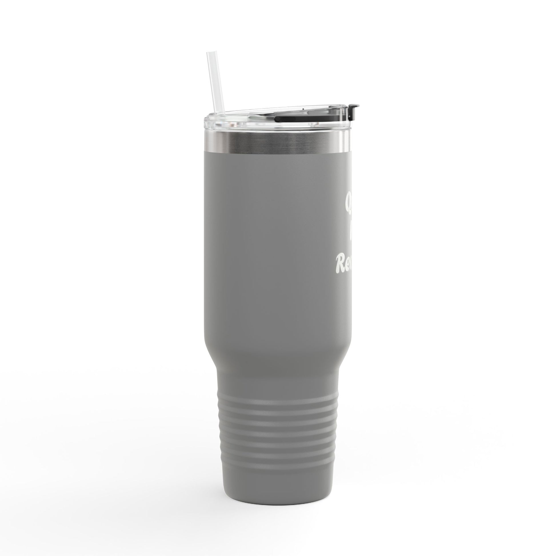 Insulated Travel Mug - "Quiet I'm Reading" - 40oz Coffee Cup for Book Lovers - The Dreamer's Bookshop.