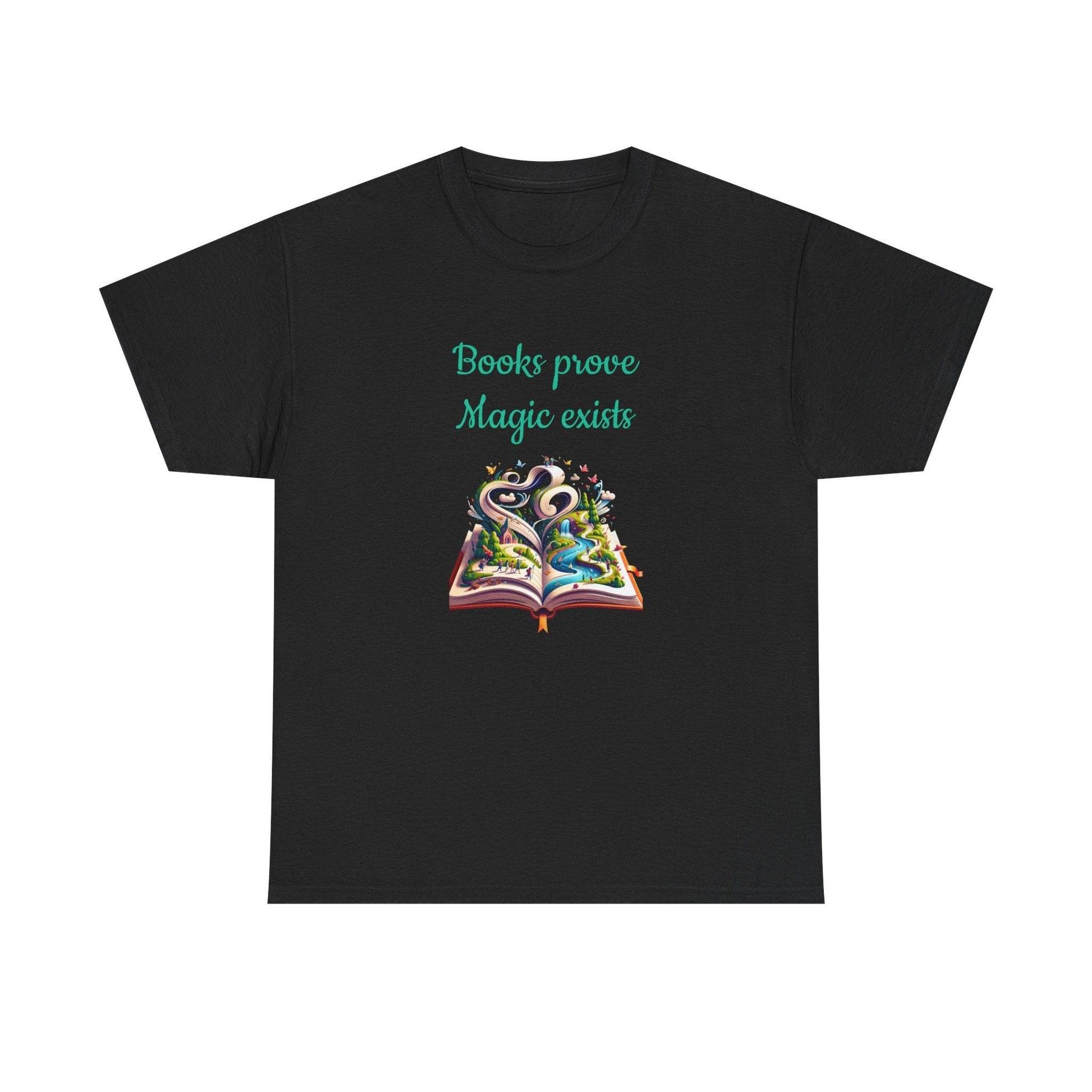 Magic Exists -A Unisex Heavy Cotton Tee - Perfect Gift for Book Lovers - The Dreamer's Bookshop.