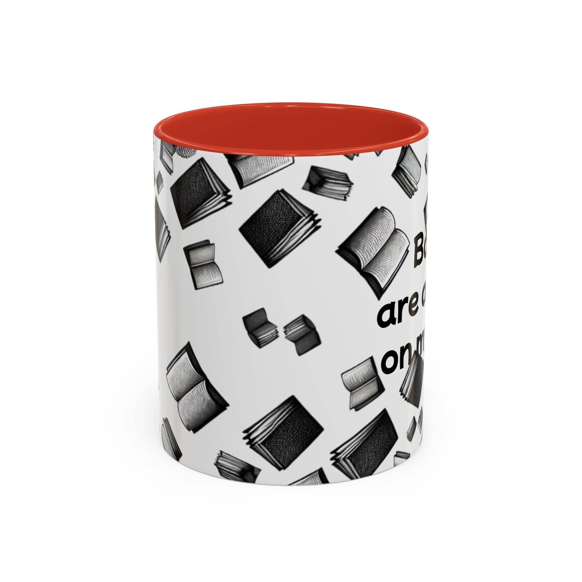 Books on My Mind Accent Coffee Mug - Perfect for Book Lovers - The Dreamer's Bookshop.