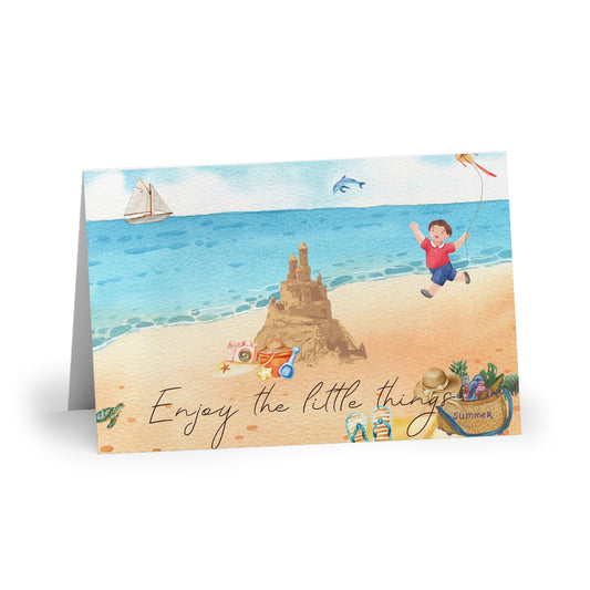 The Dreamer's Bookshop "Summer Holiday" Enjoy the Little Things Card - The Dreamer's Bookshop.